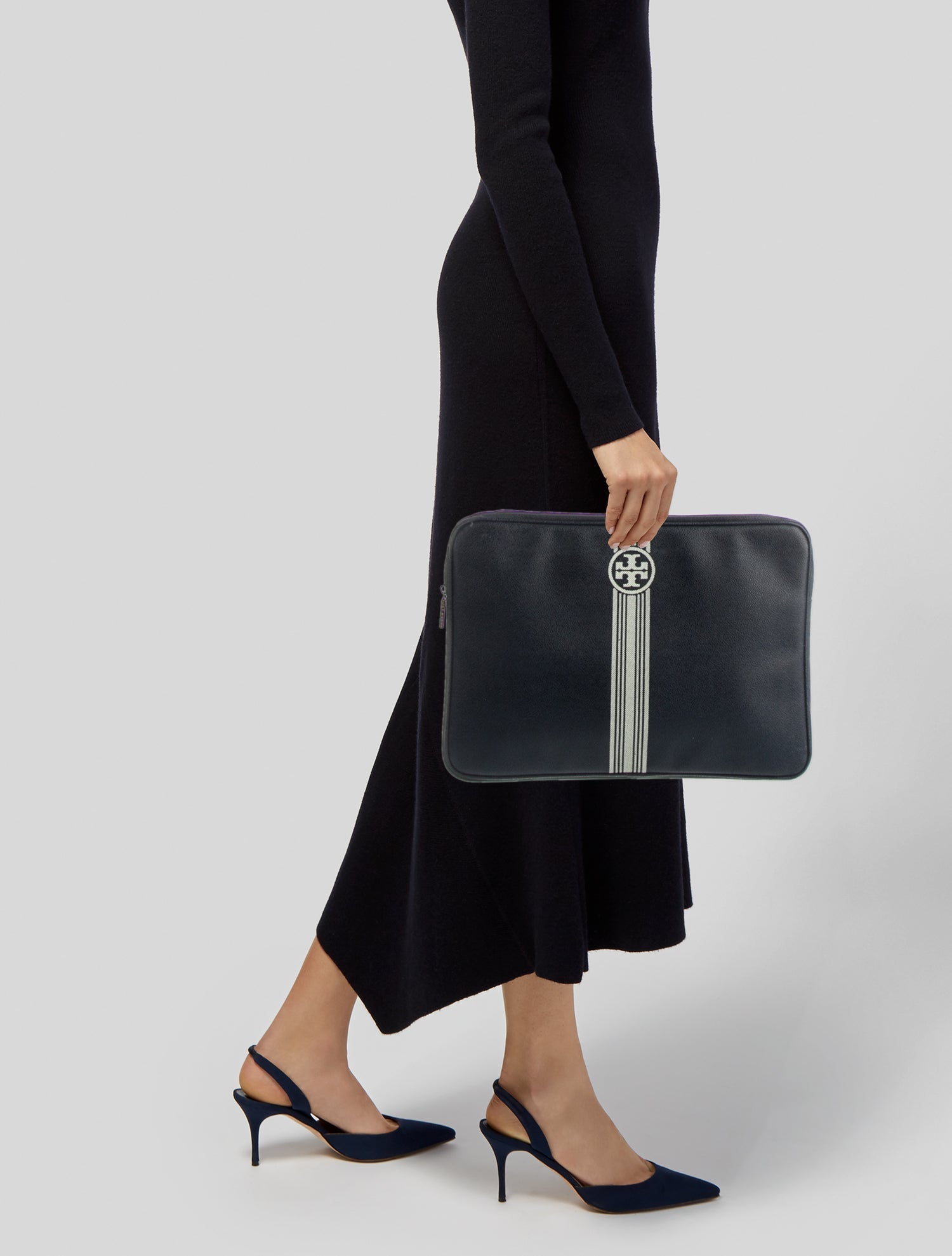 Tory Burch Leather Laptop Case