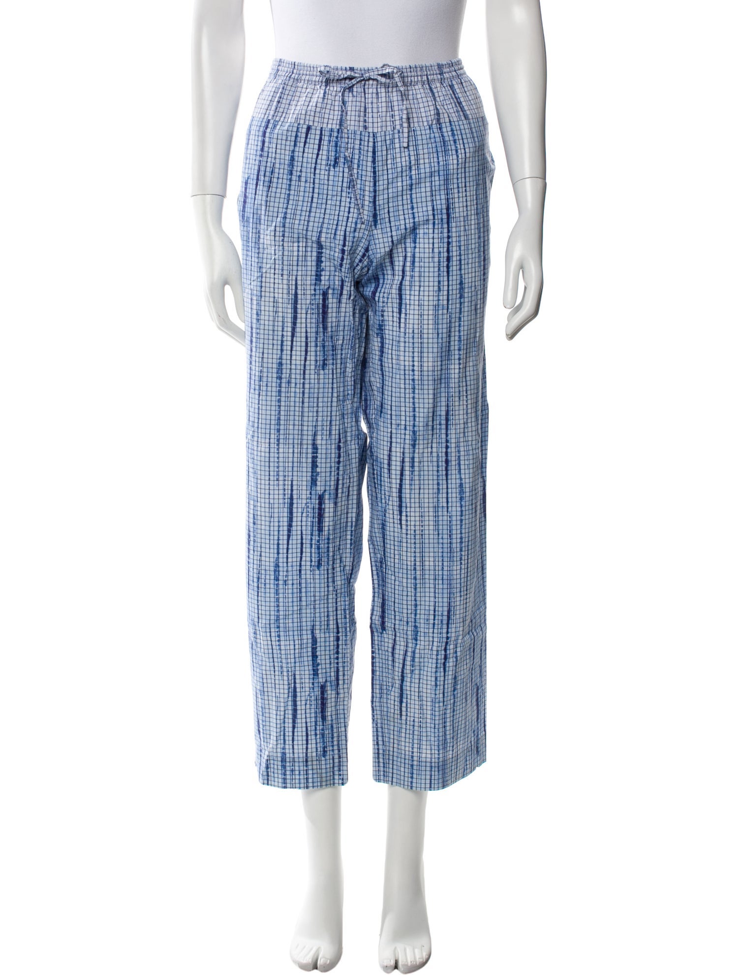 Tory Burch Striped Straight Leg Pants