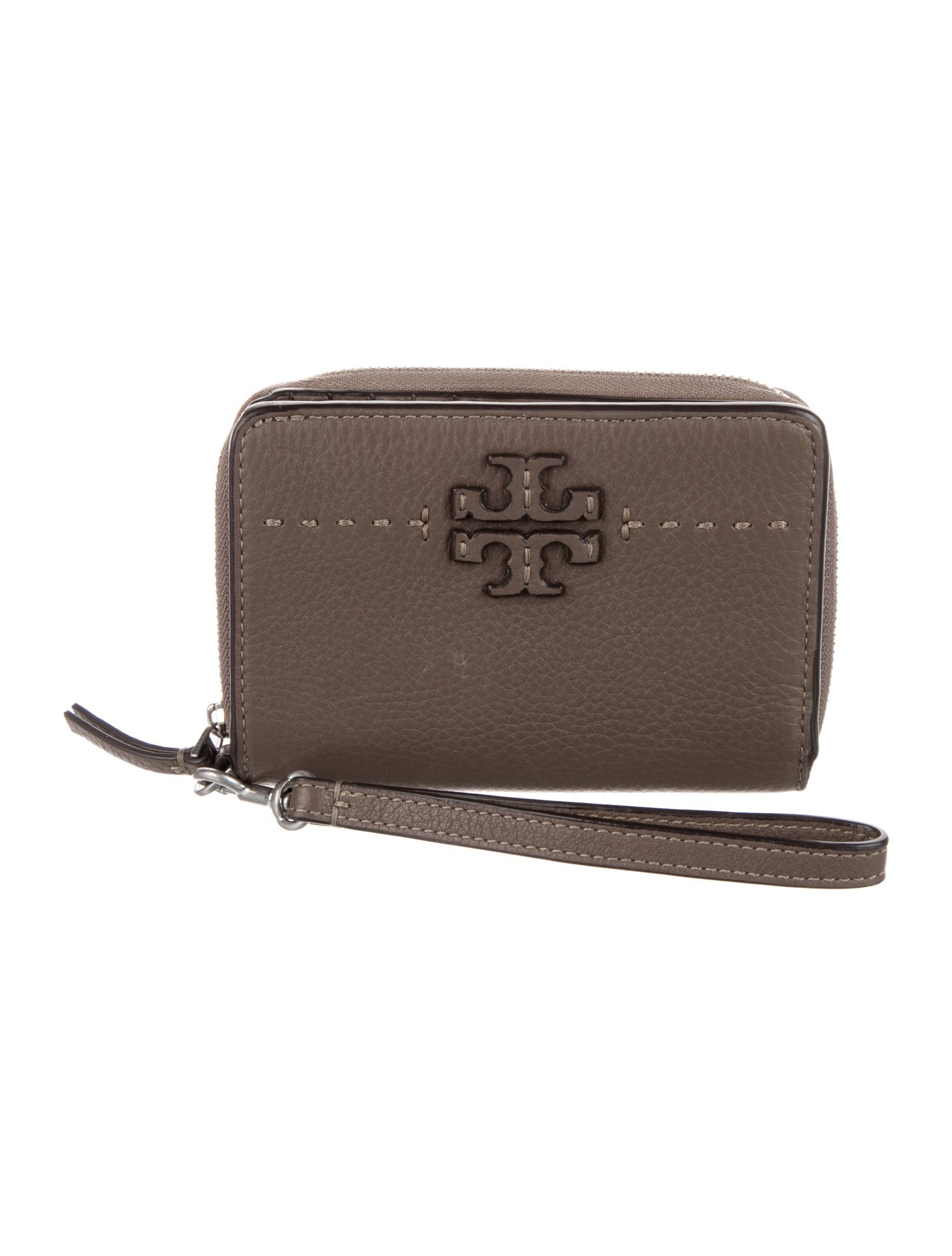 Tory Burch Leather Wristlet