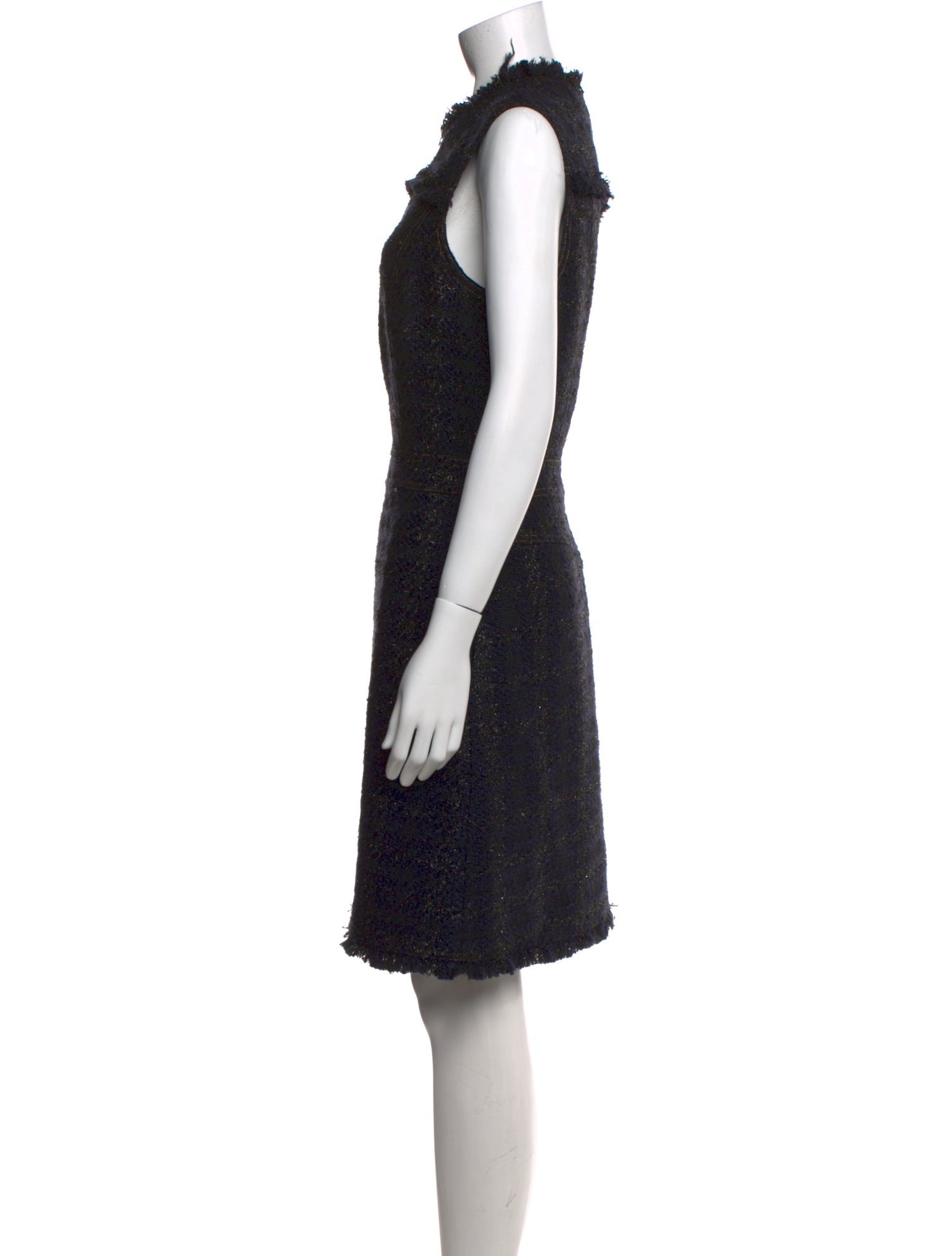 Tory Burch Plaid Print Knee-Length Dress