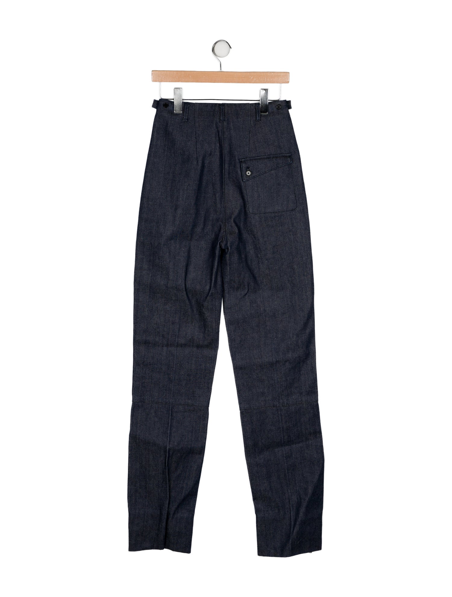 Tory Burch High-Rise Straight Leg Jeans