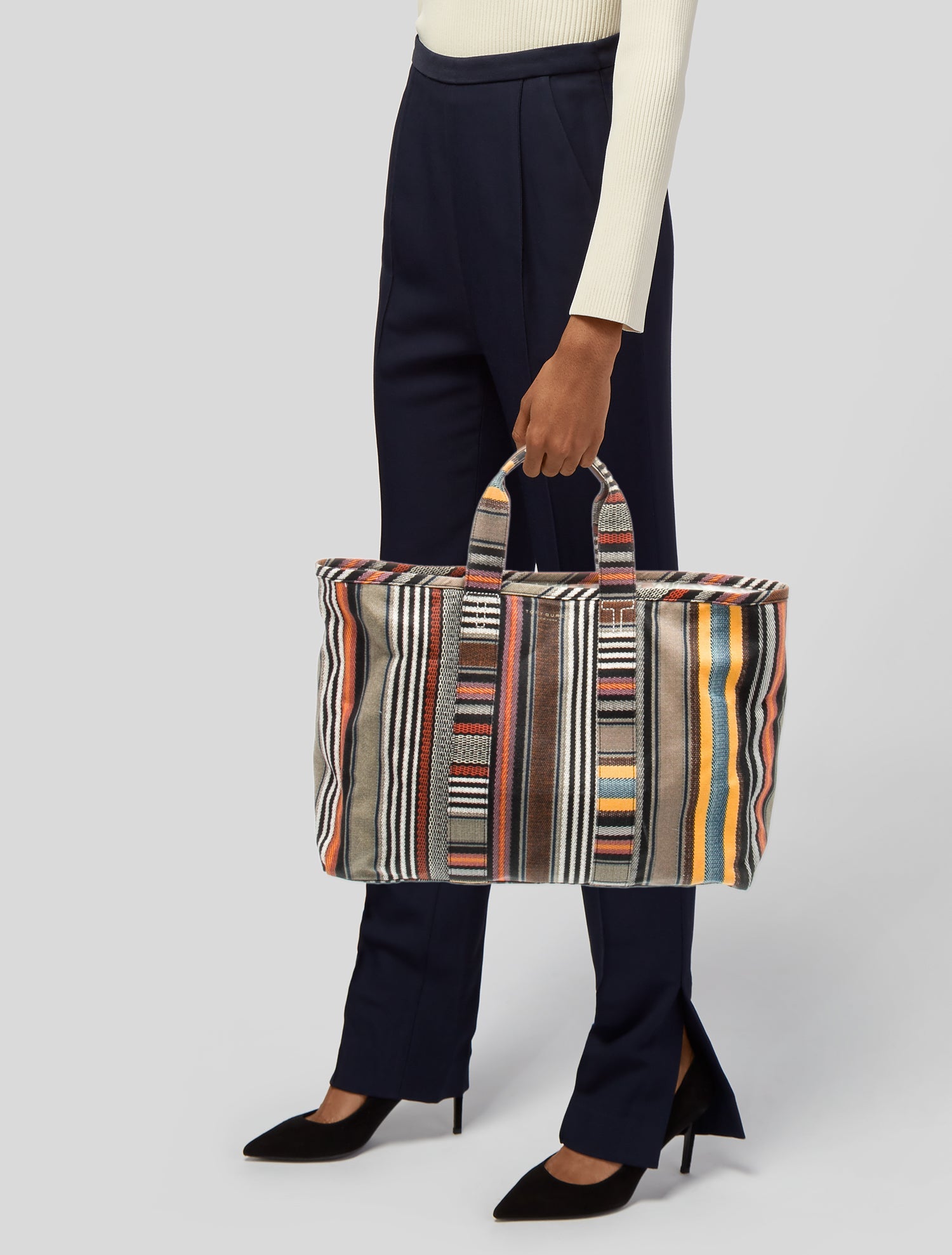Tory Burch Canvas Weekender Bag