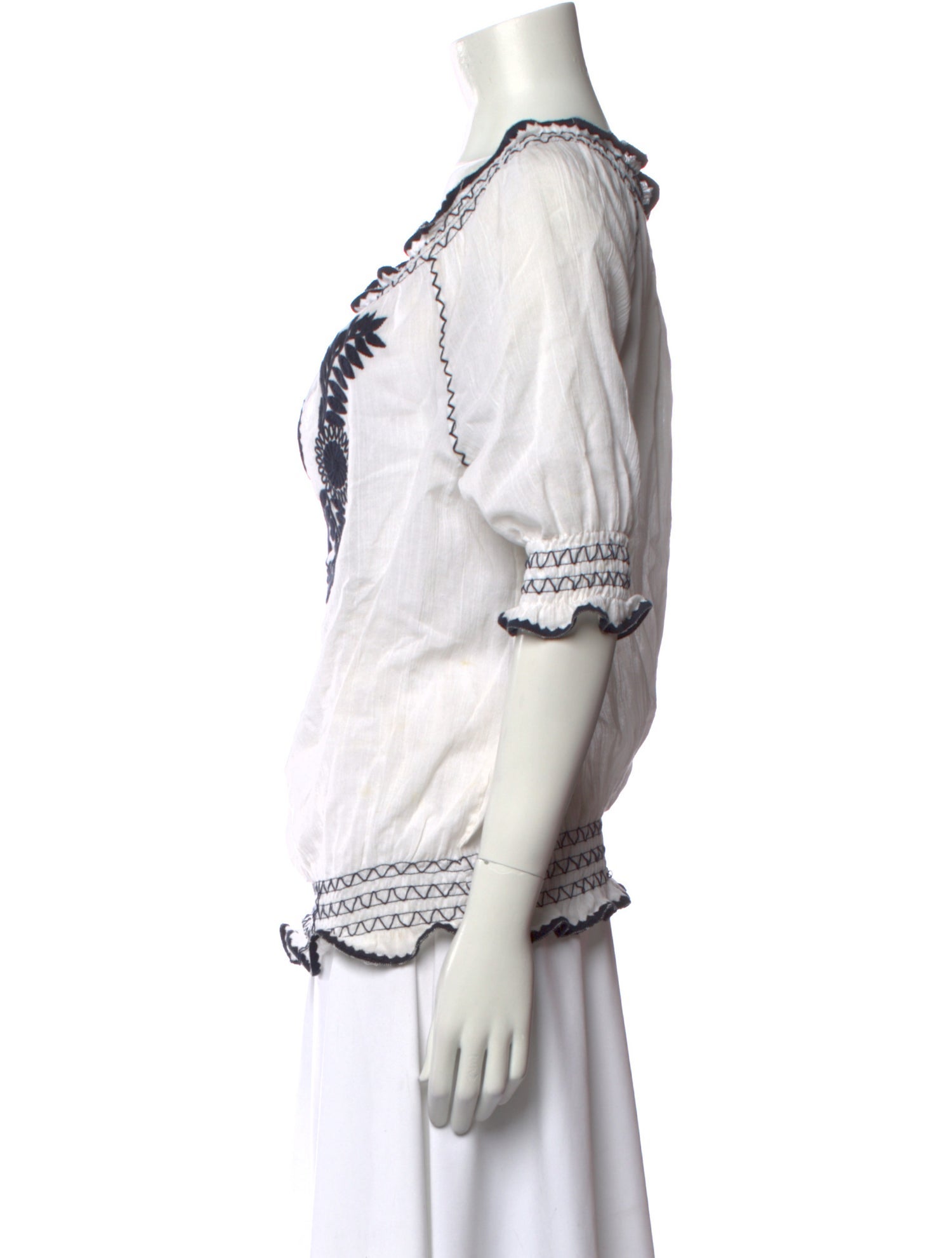 Tory Burch Printed V-Neck Tunic