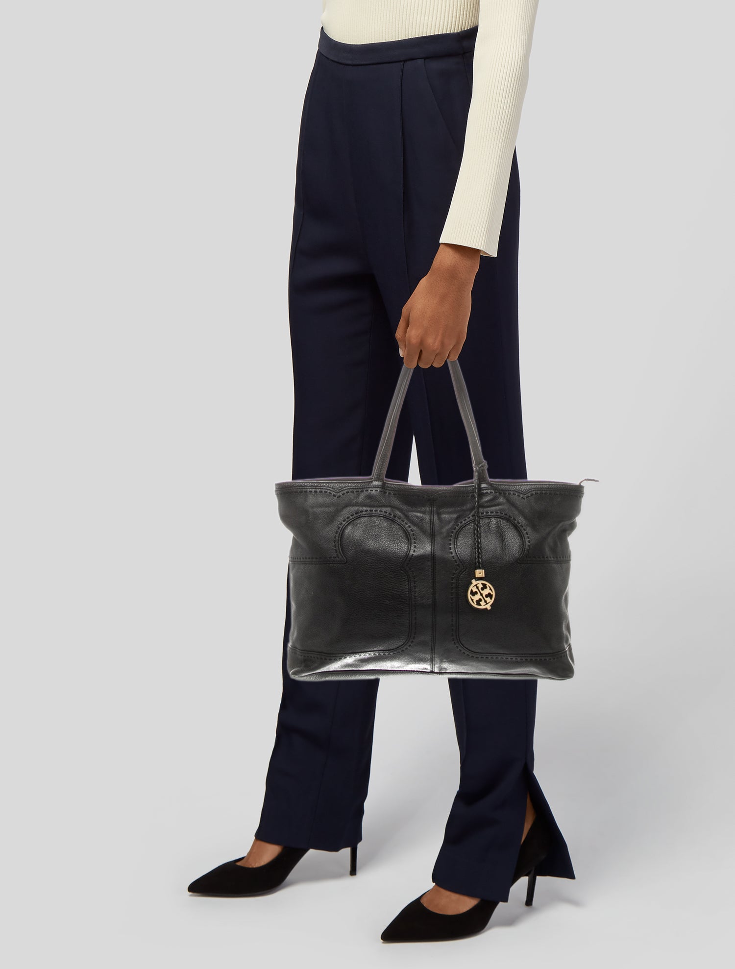 Tory Burch Leather Top Handle Bag