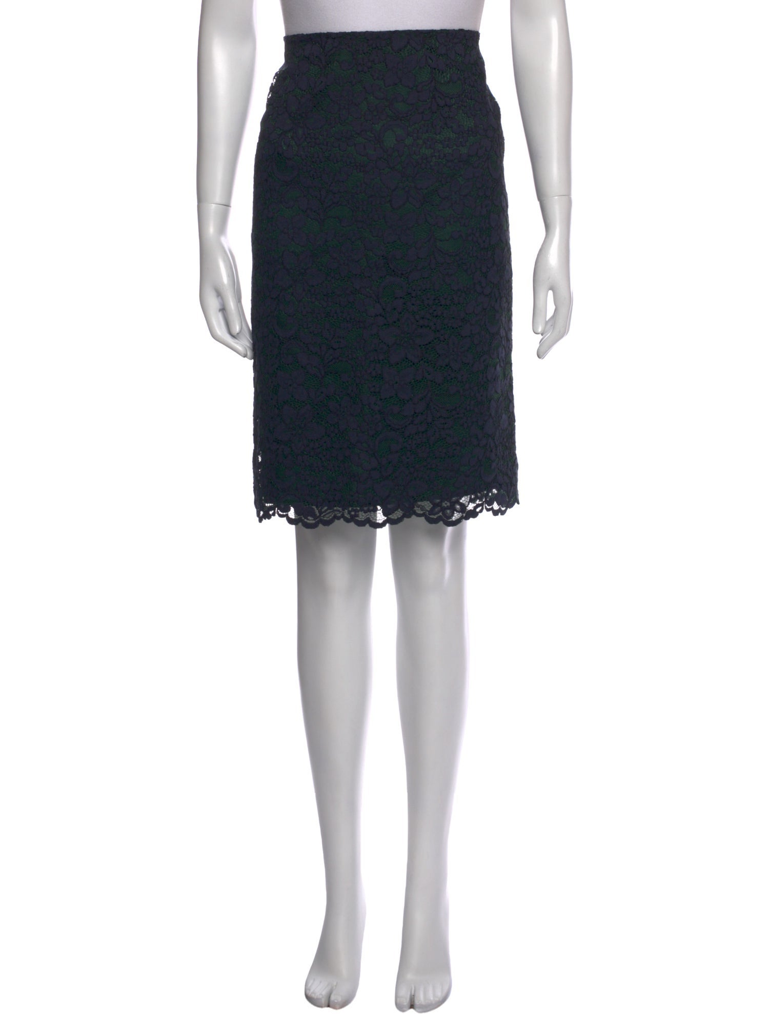Tory Burch Lace Pattern Knee-Length Skirt