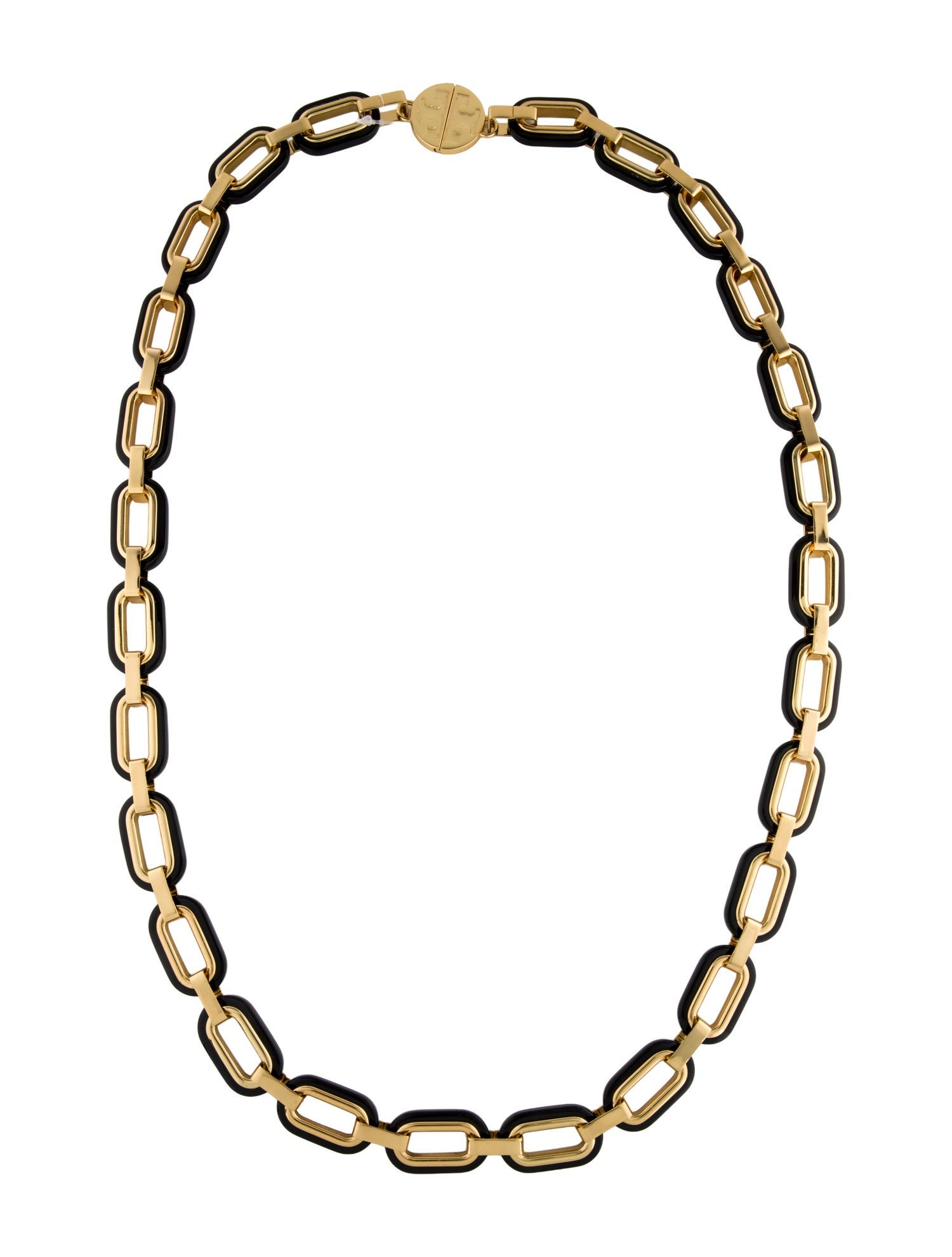 Tory Burch Resin Link Chain Necklace