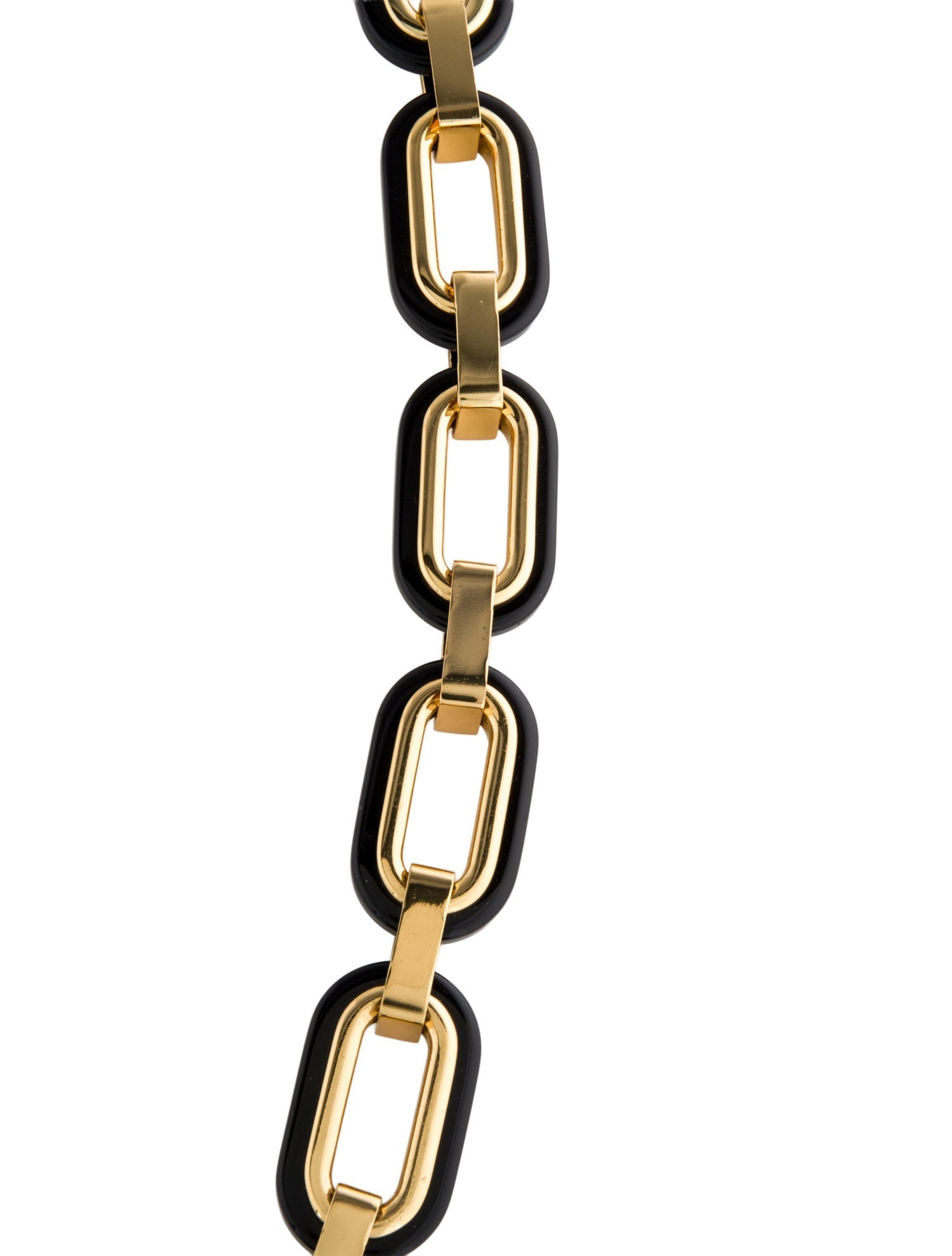 Tory Burch Resin Link Chain Necklace