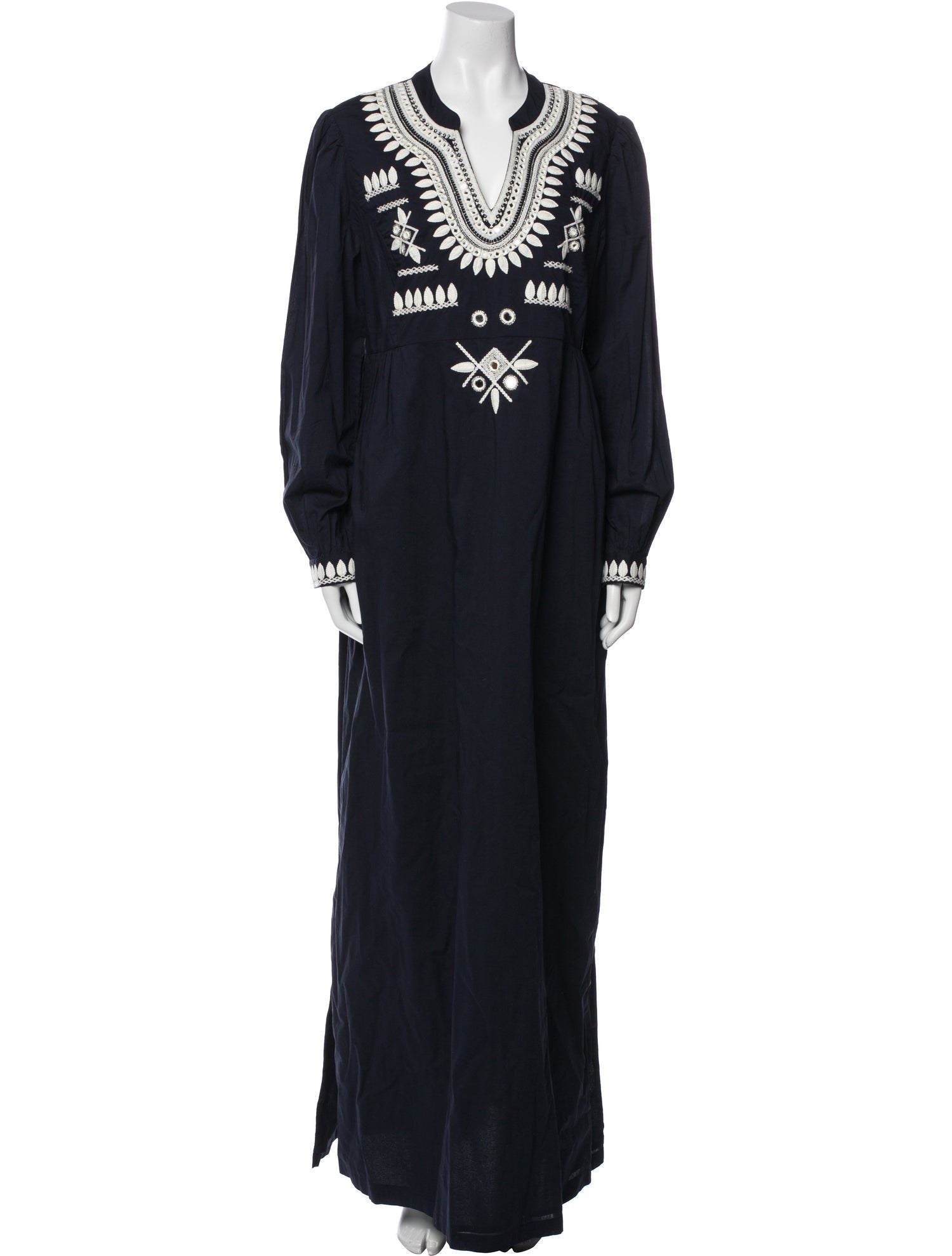 Tory Burch V-Neck Long Dress