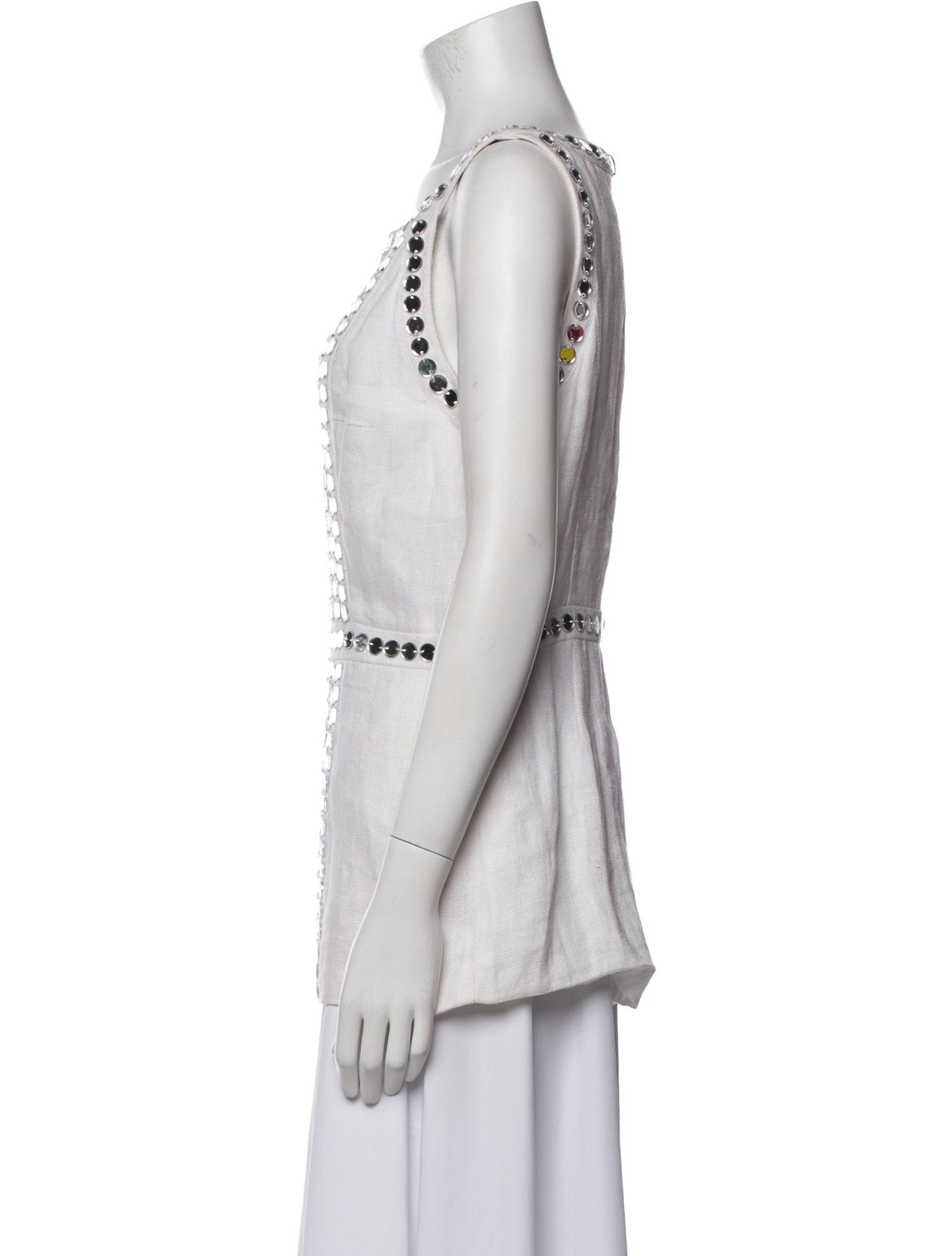 Tory Burch Linen Printed Tunic