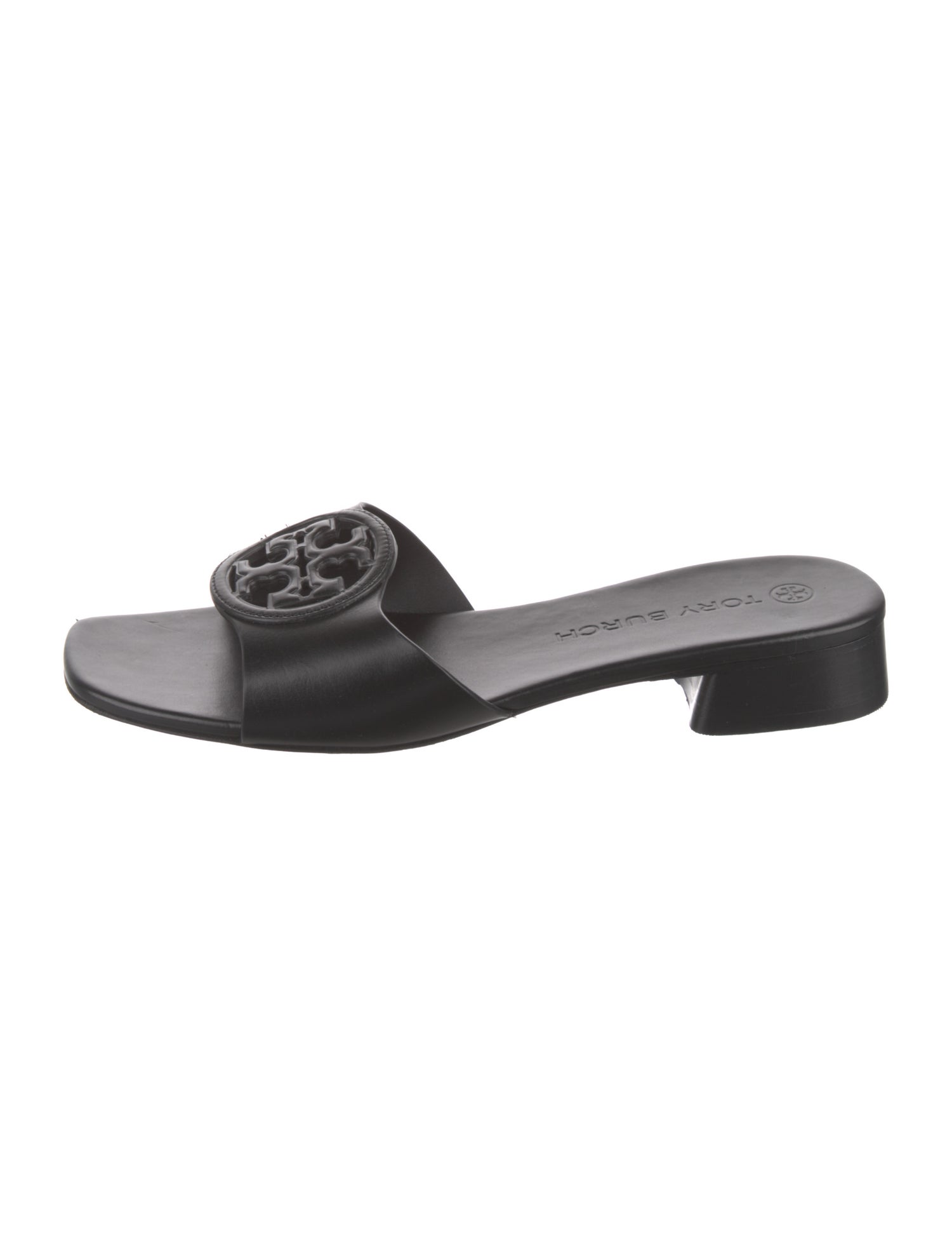 Tory Burch Leather Slides