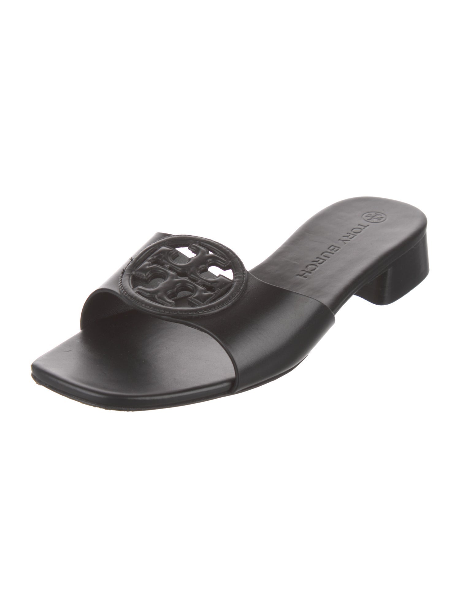Tory Burch Leather Slides