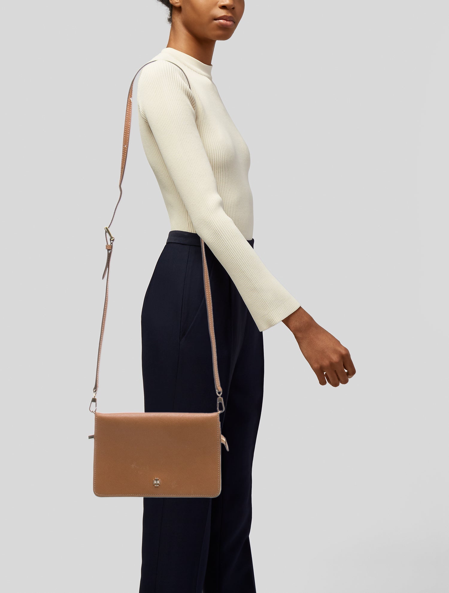 Tory Burch Saffiano Leather Crossbody Bag