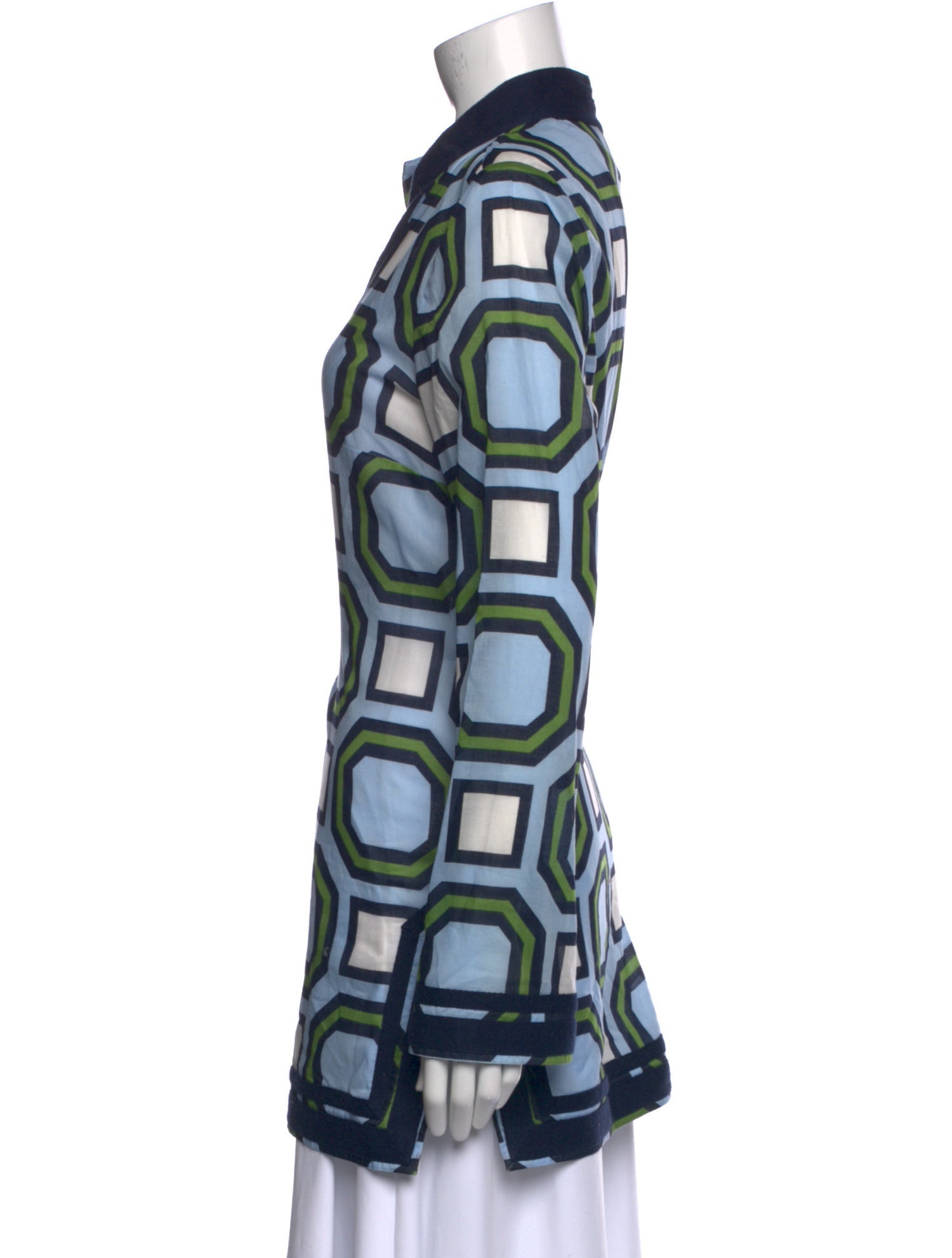 Tory Burch Printed V-Neck Tunic