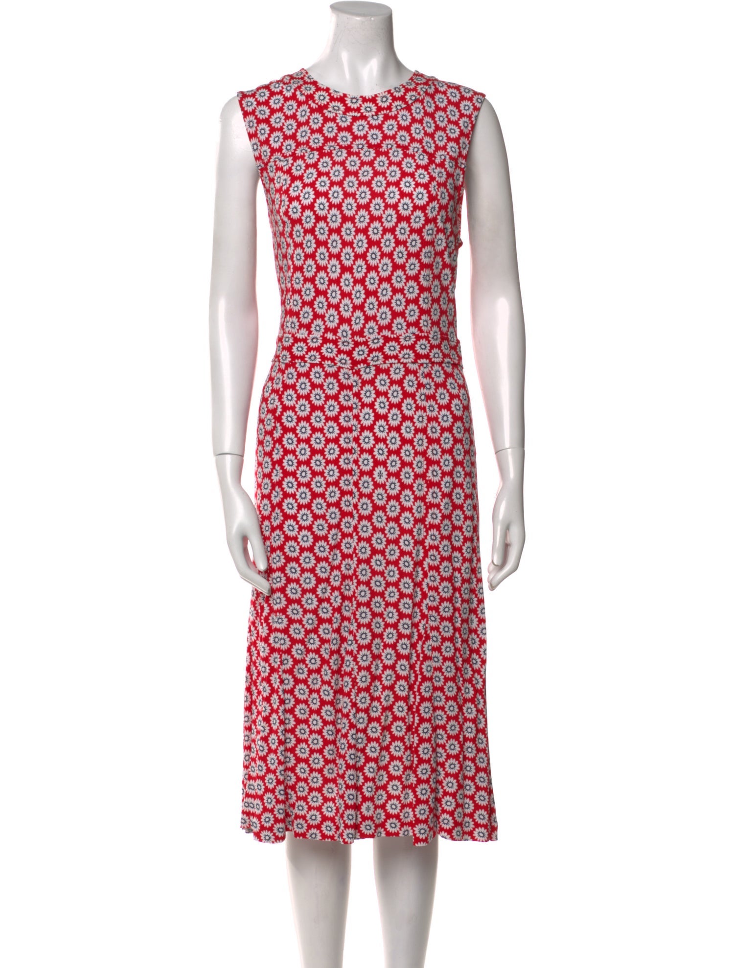 Tory Burch Printed Midi Length Dress