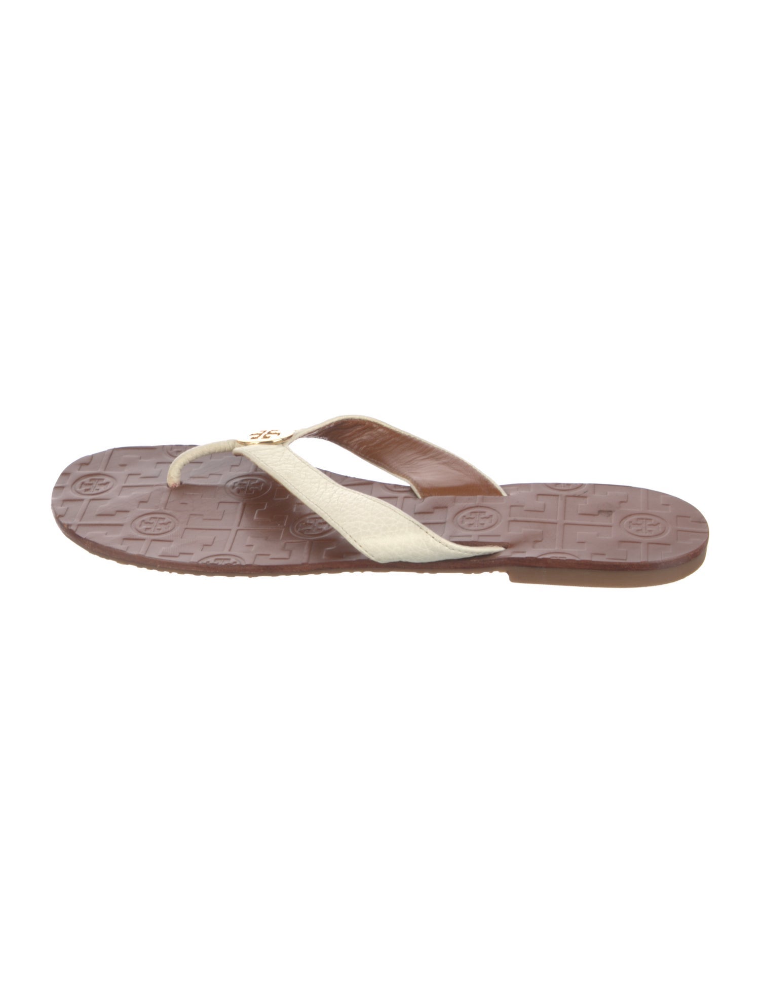 Tory Burch Leather Flip Flops