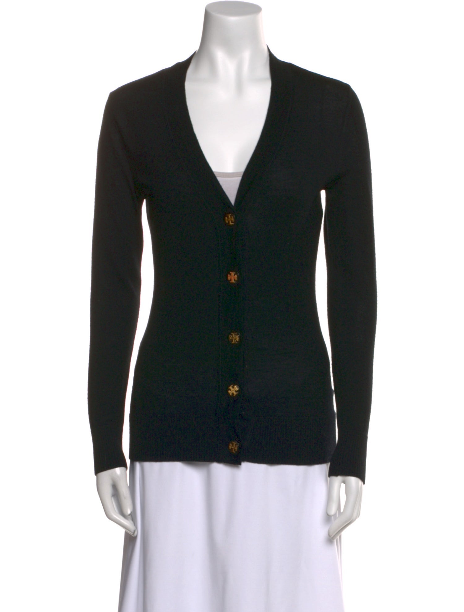 Tory Burch Merino Wool V-Neck Sweater