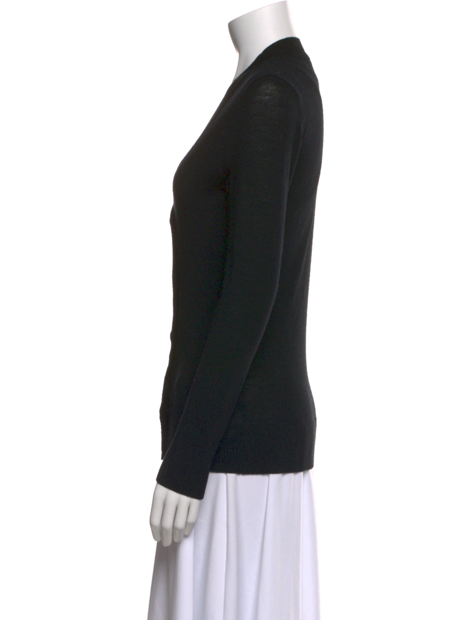 Tory Burch Merino Wool V-Neck Sweater