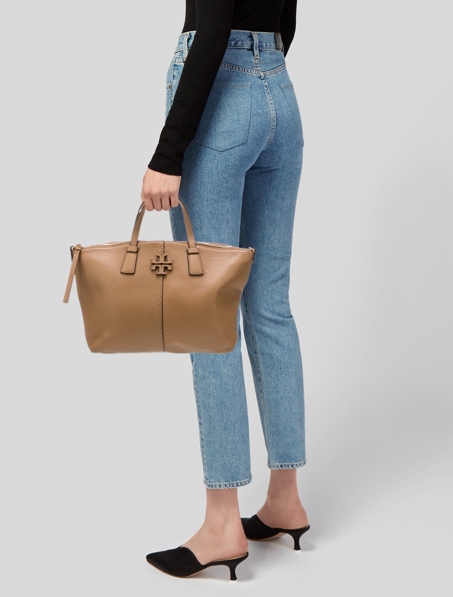 Tory Burch Leather Weekender Bag