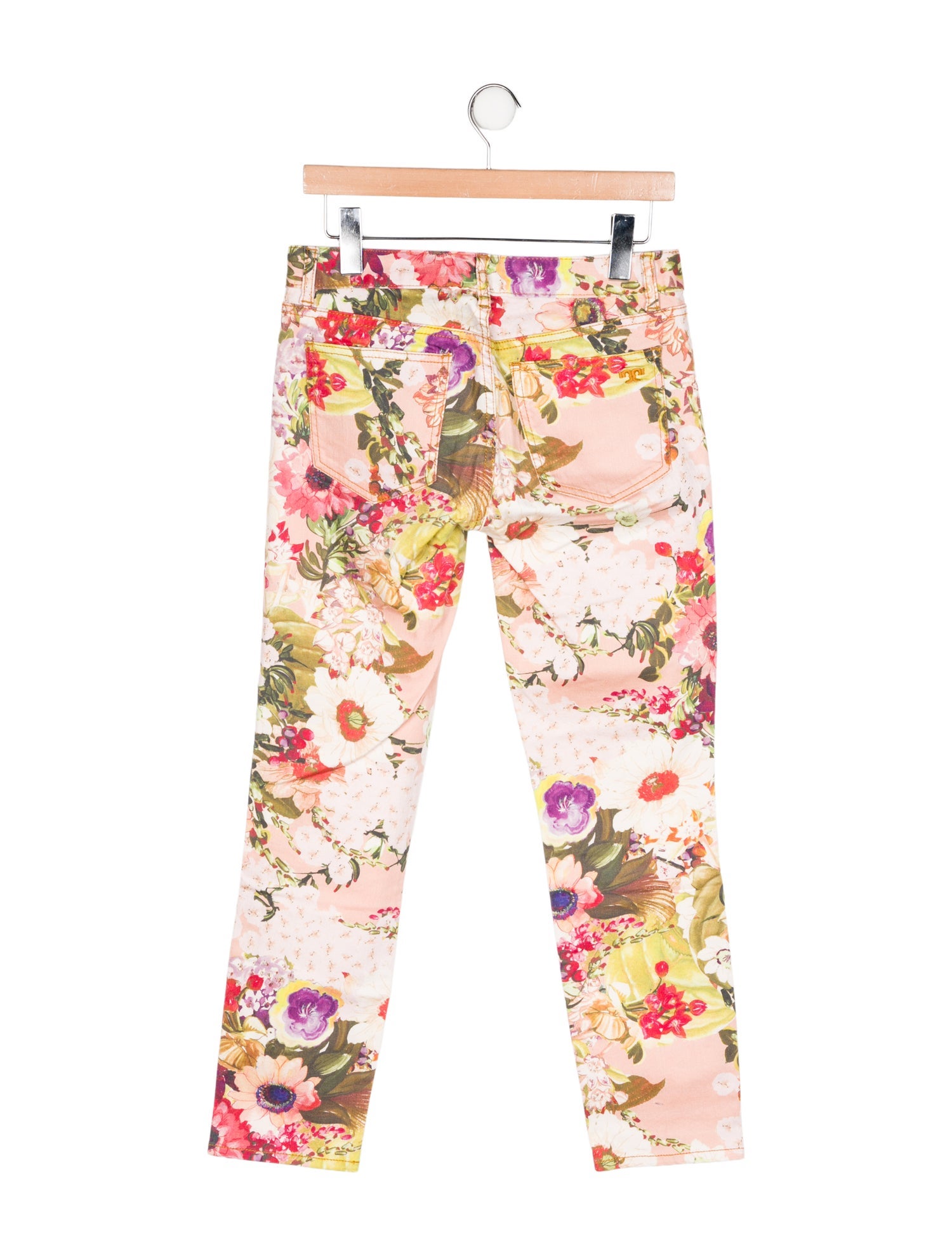 Tory Burch Mid-Rise Straight Leg Jeans