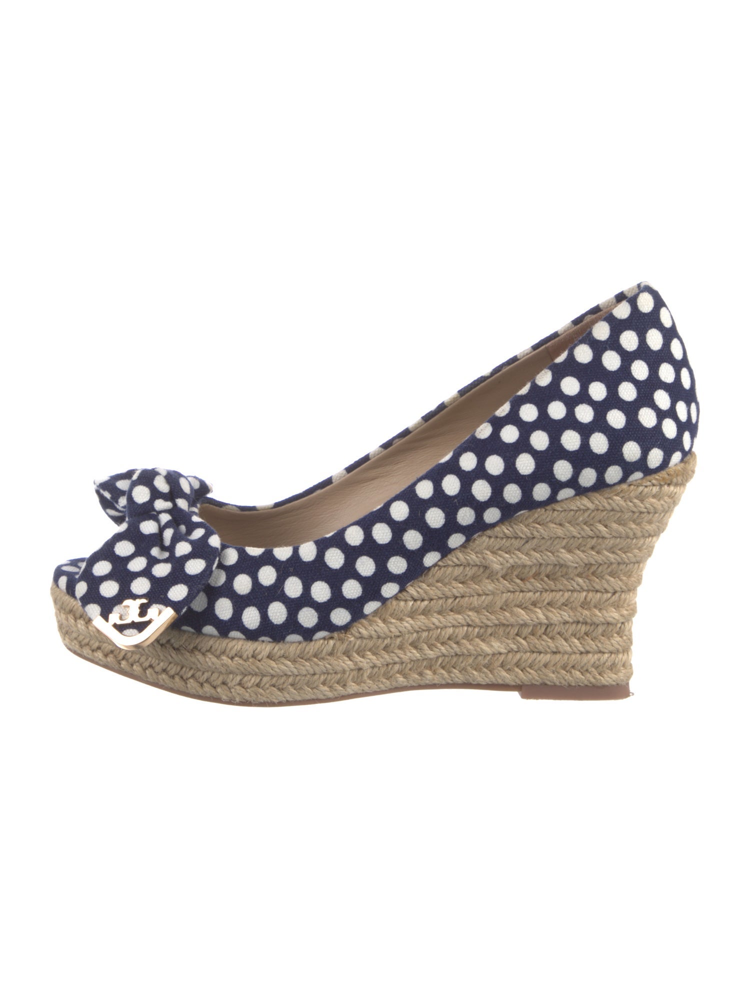 Tory Burch Canvas Animal Print Pumps