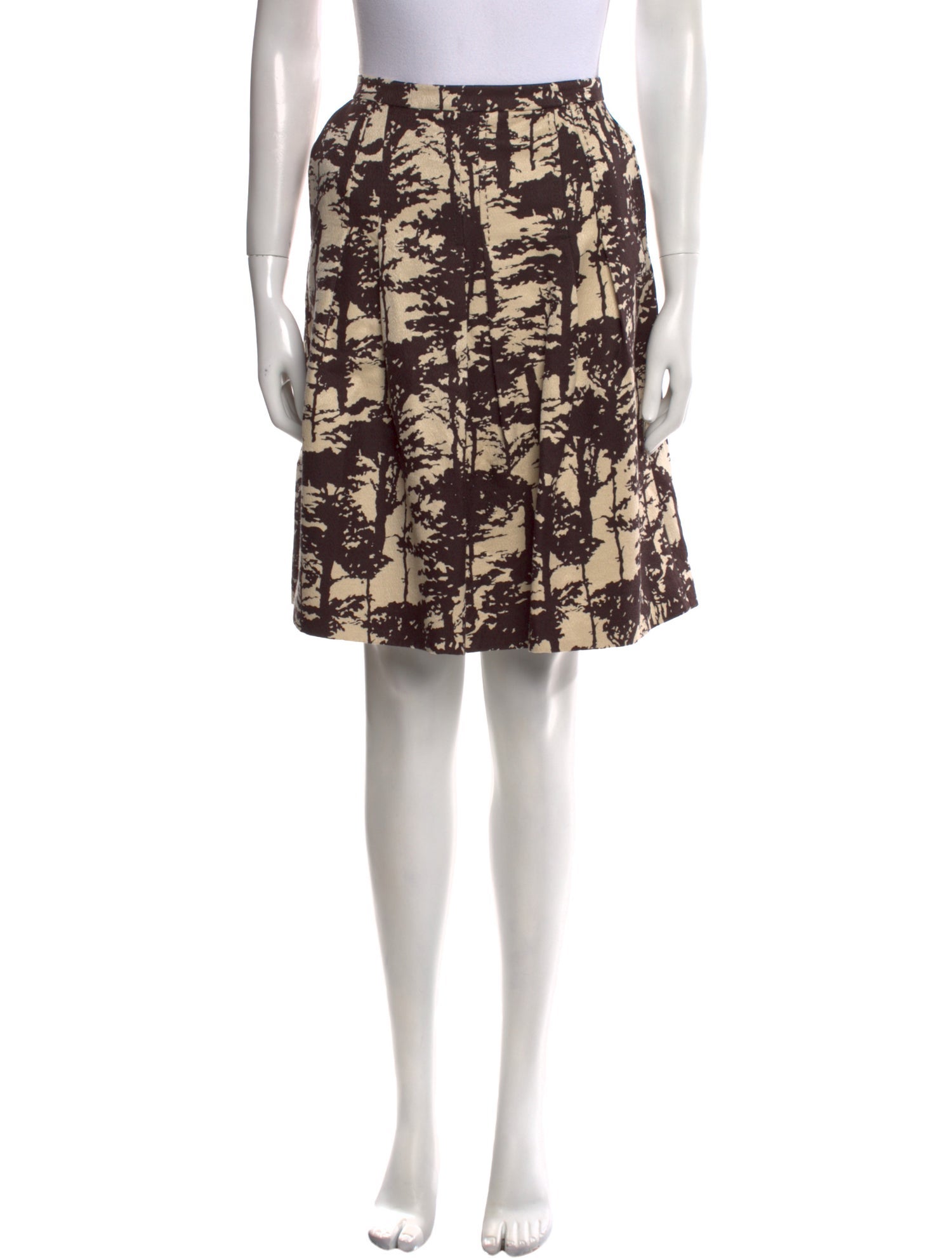 Tory Burch Printed Knee-Length Skirt