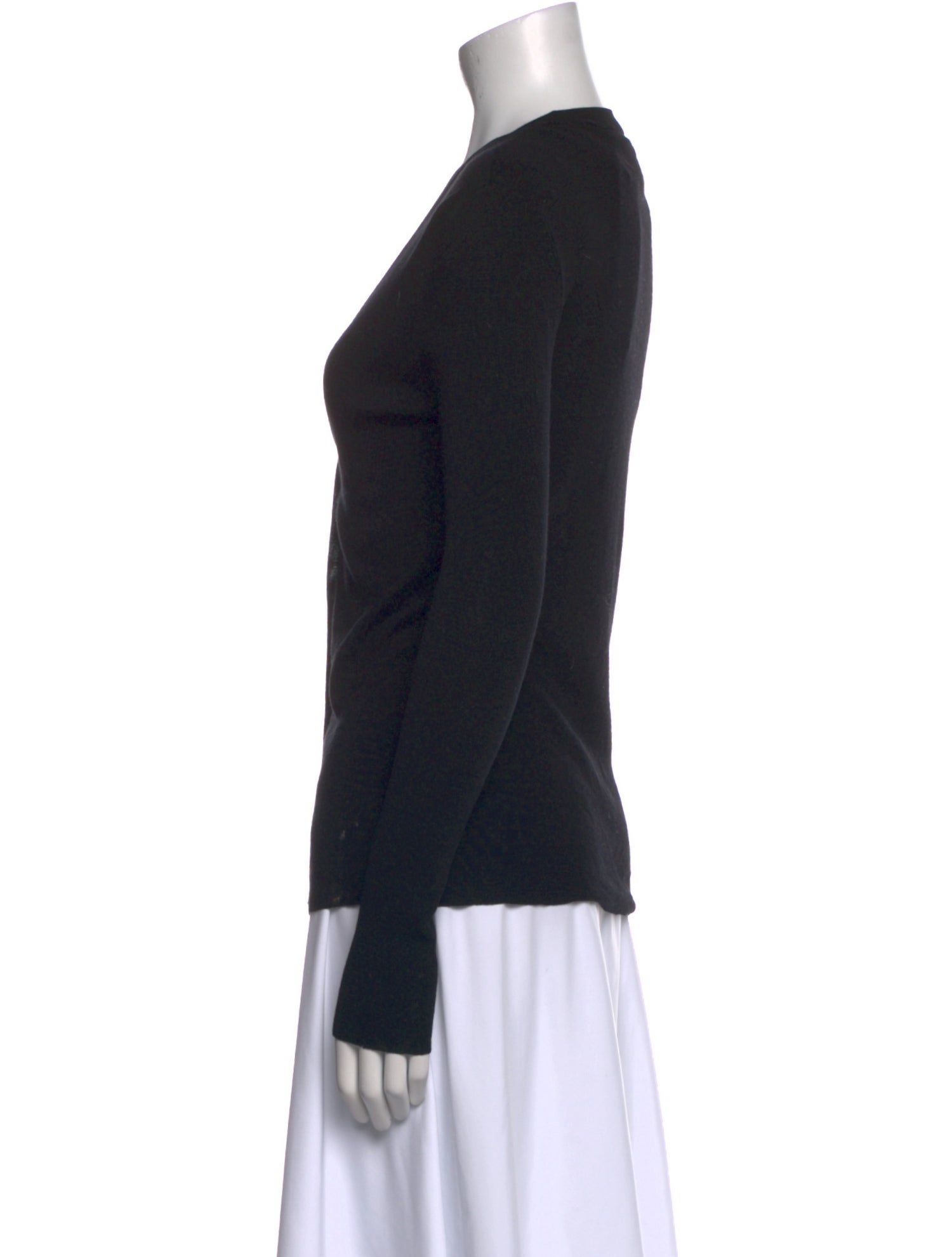 Tory Burch Merino Wool V-Neck Sweater