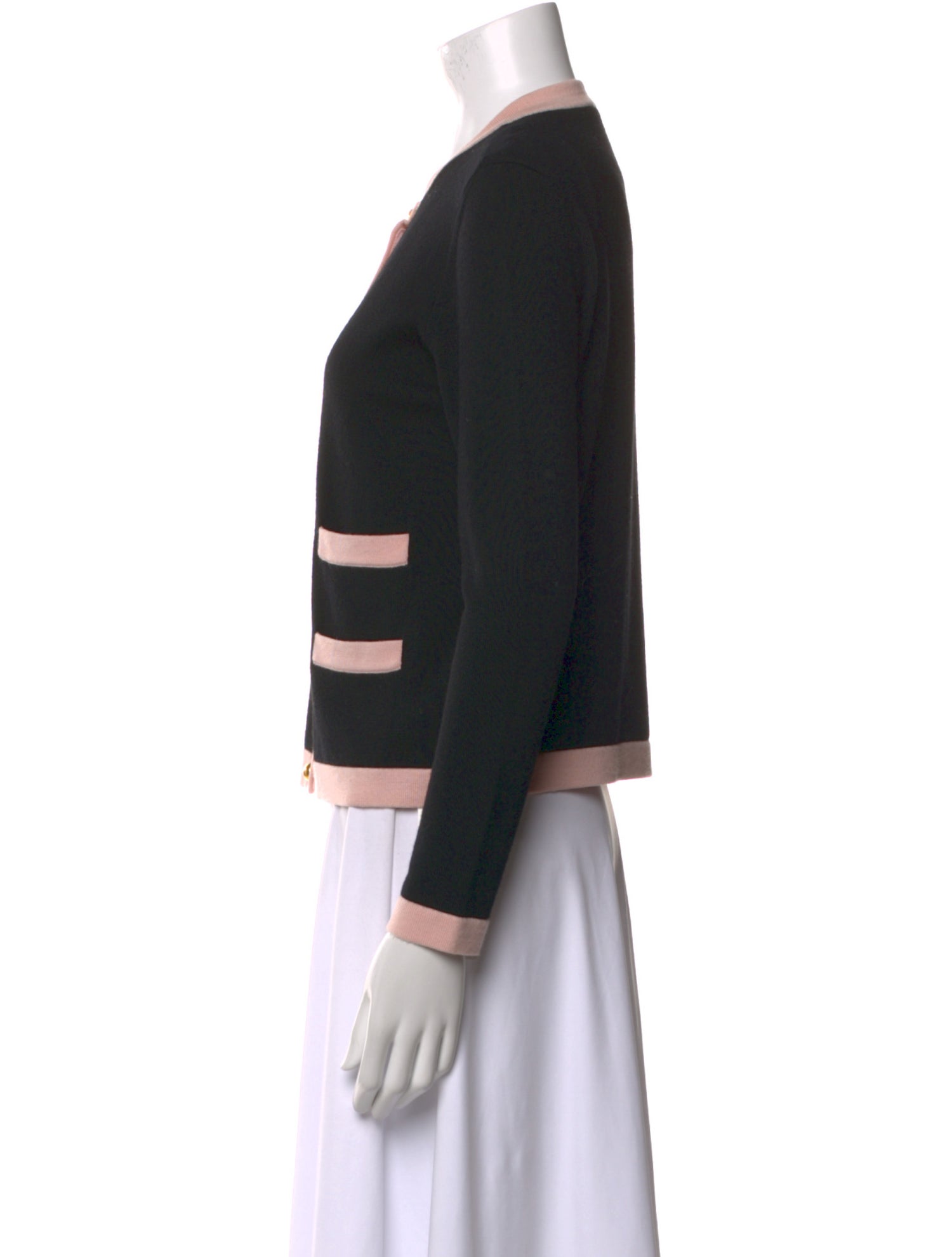 Tory Burch Merino Wool Striped Sweater