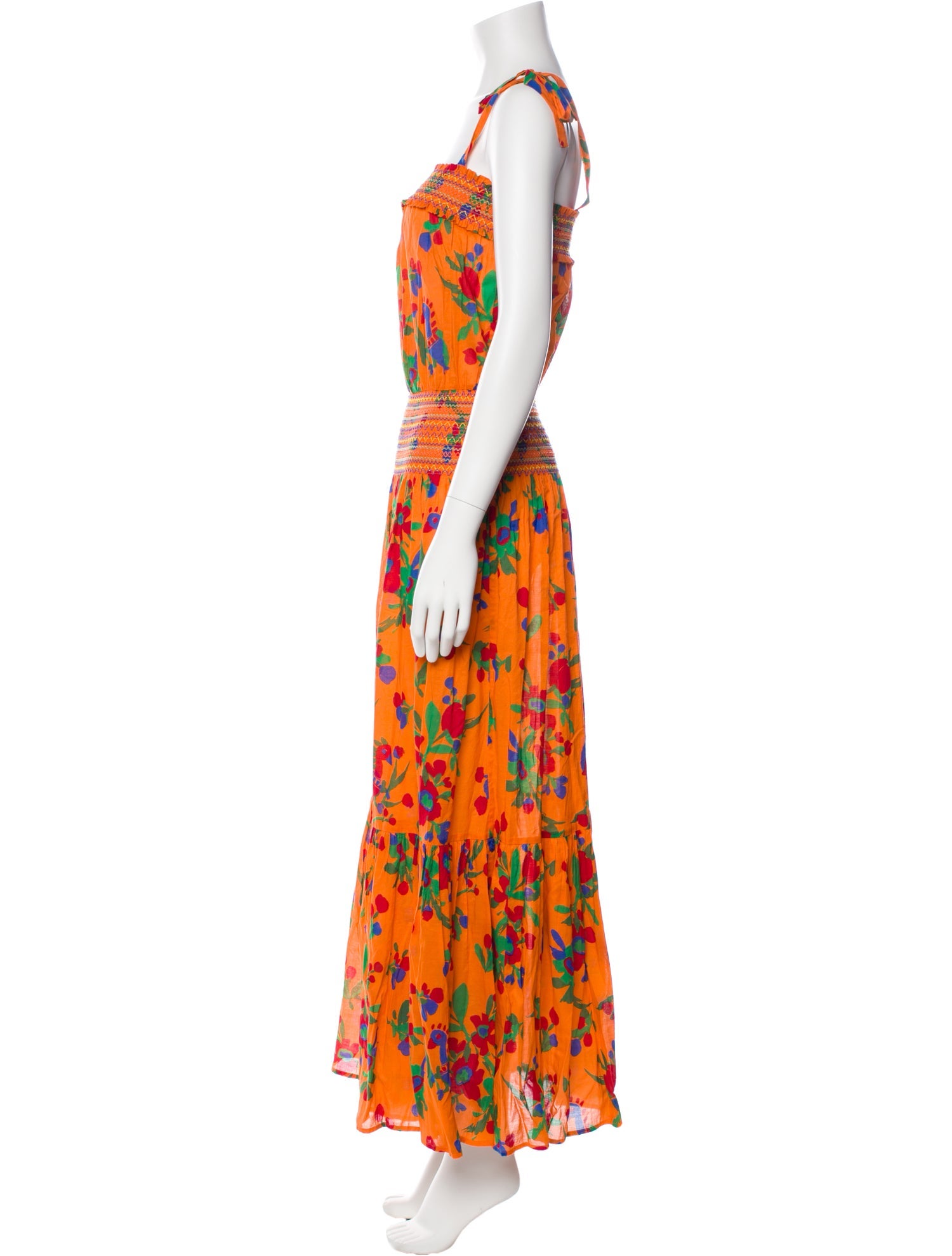 Tory Burch Floral Print Long Dress