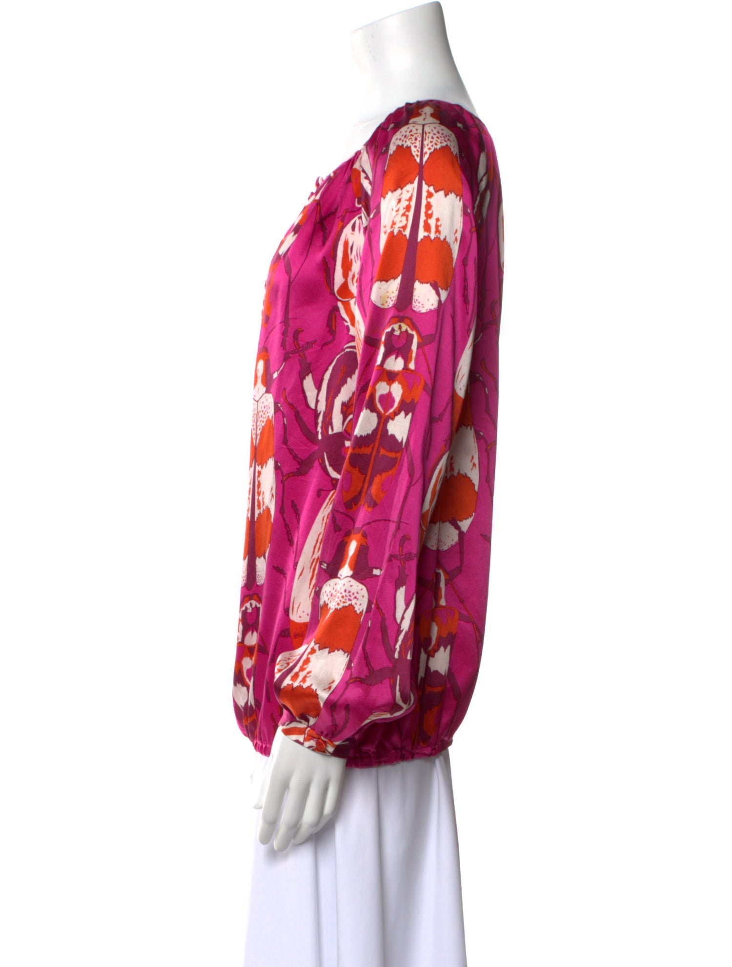 Tory Burch Silk Printed Blouse