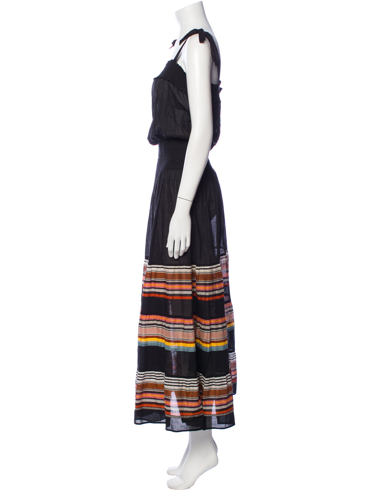 Tory Burch Striped Long Dress