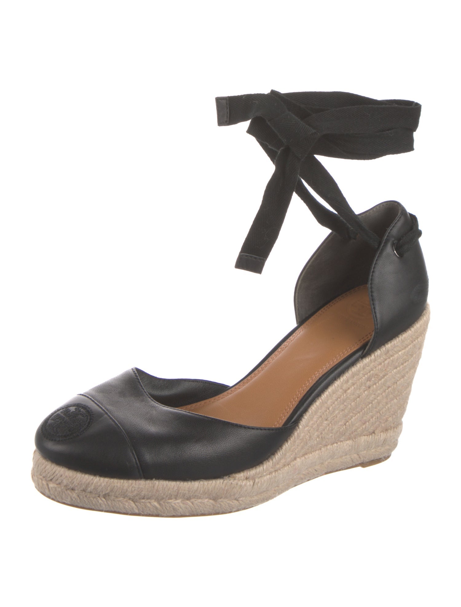 Tory Burch Leather Colorblock Pattern D'Orsay Pumps