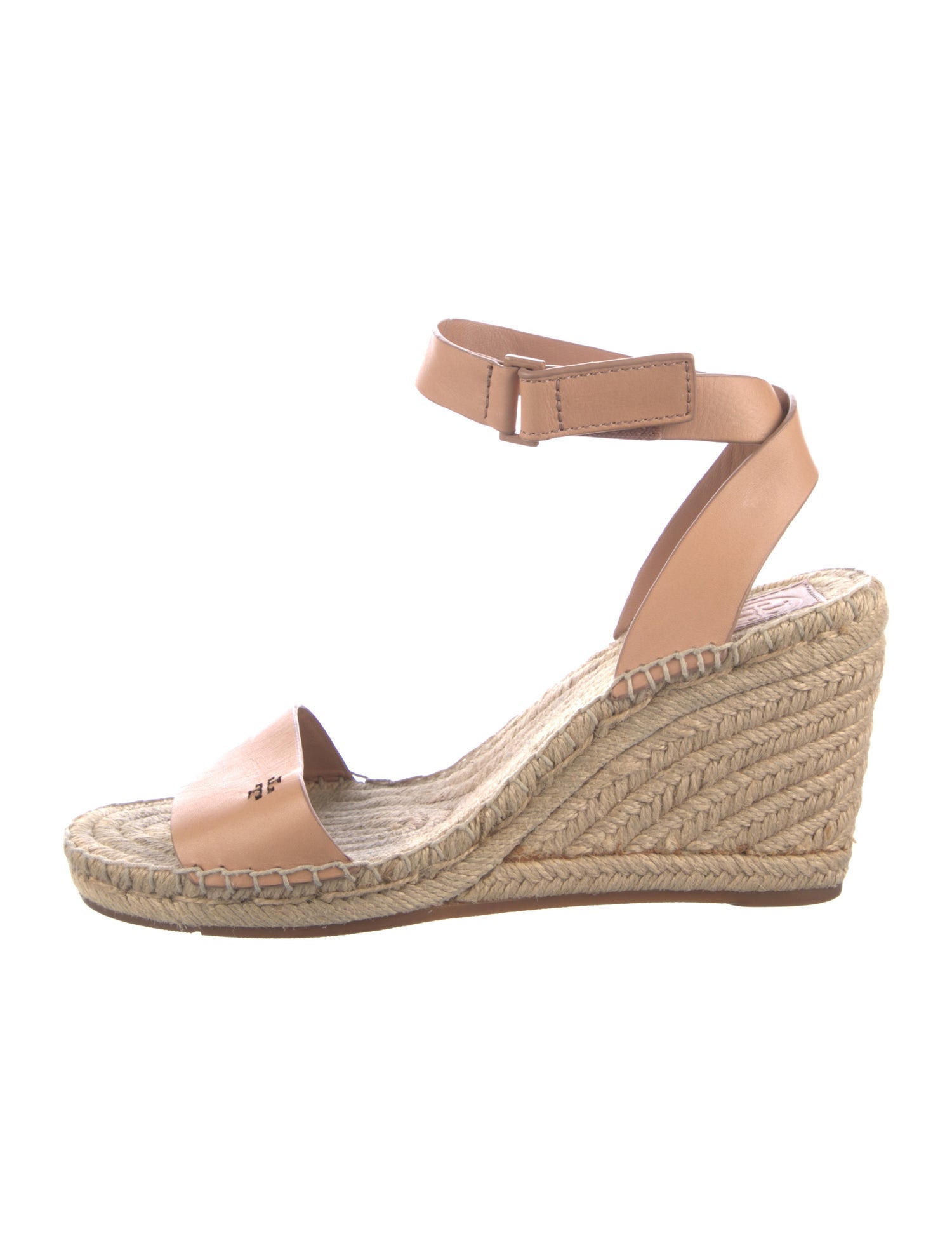 Tory Burch Leather Lasercut Accents Espadrilles