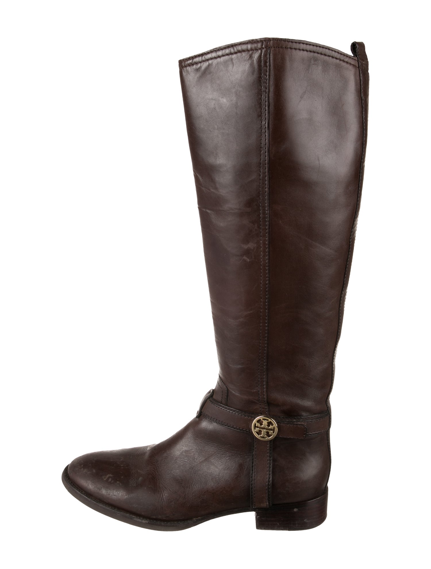 Tory Burch Leather Riding Boots