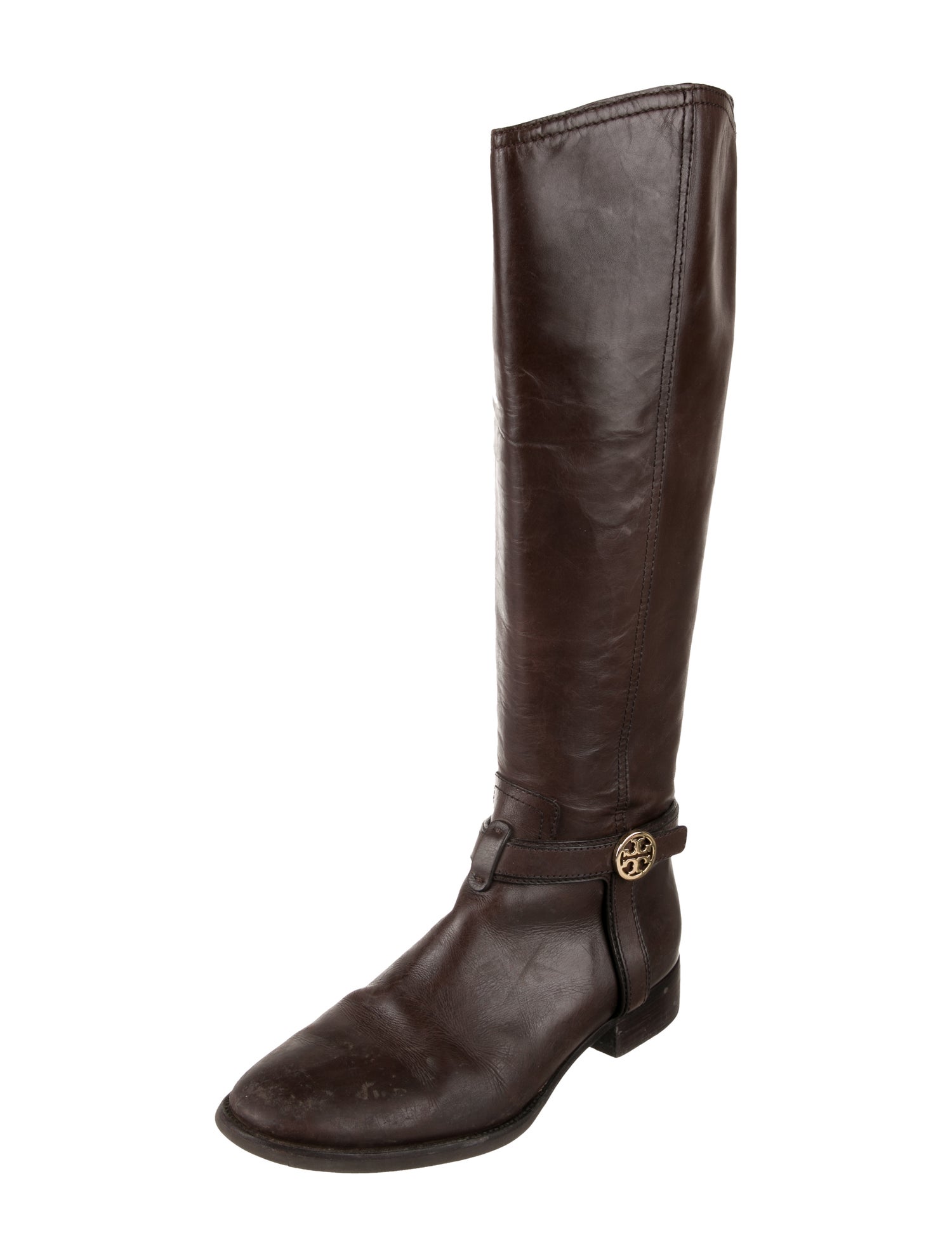 Tory Burch Leather Riding Boots