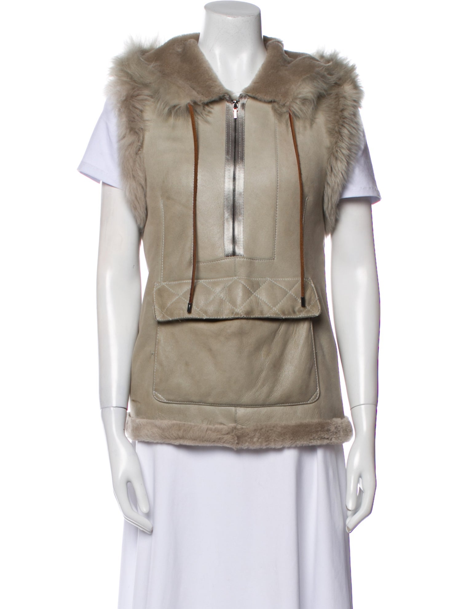Tory Burch Shearling Fur Jacket