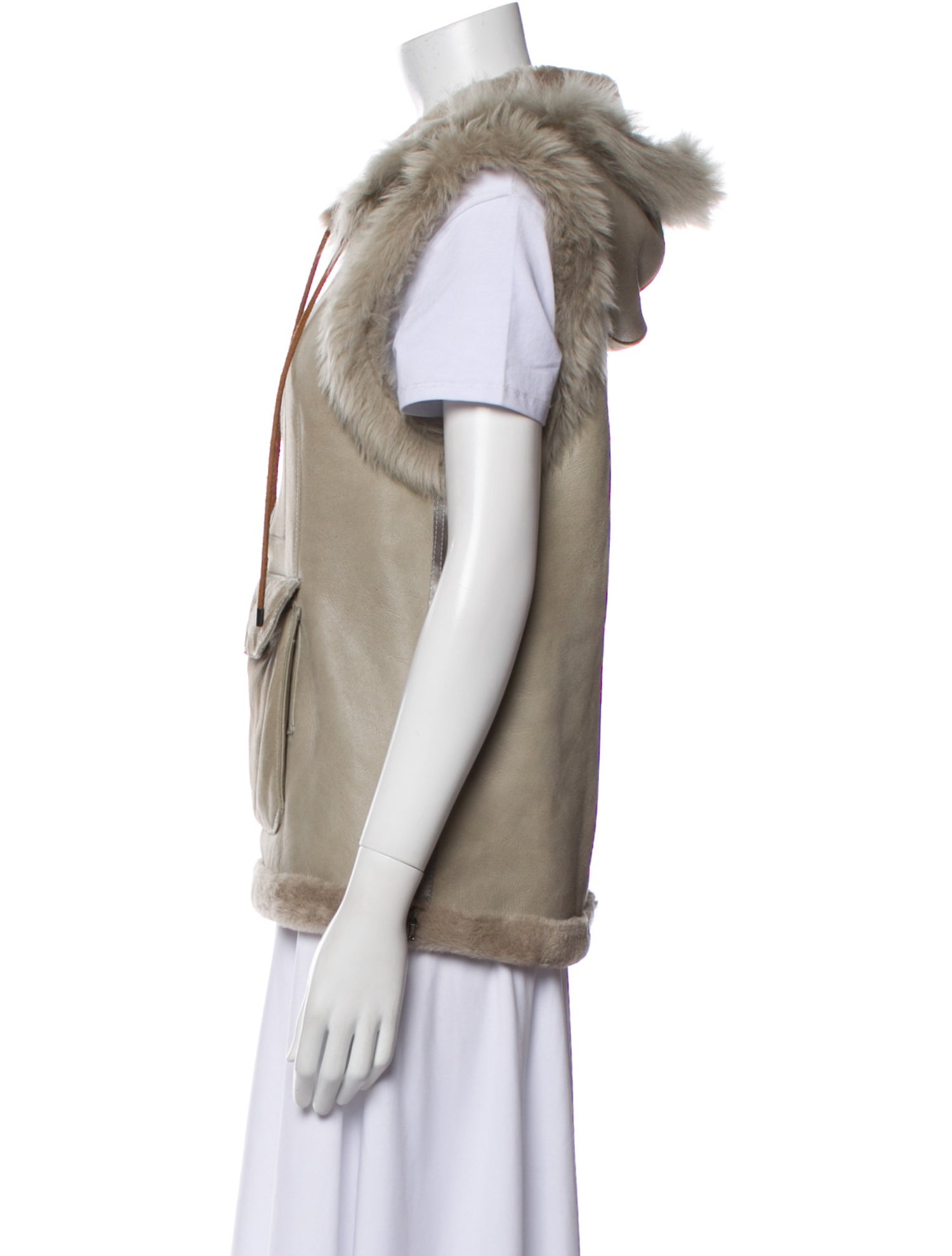 Tory Burch Shearling Fur Jacket