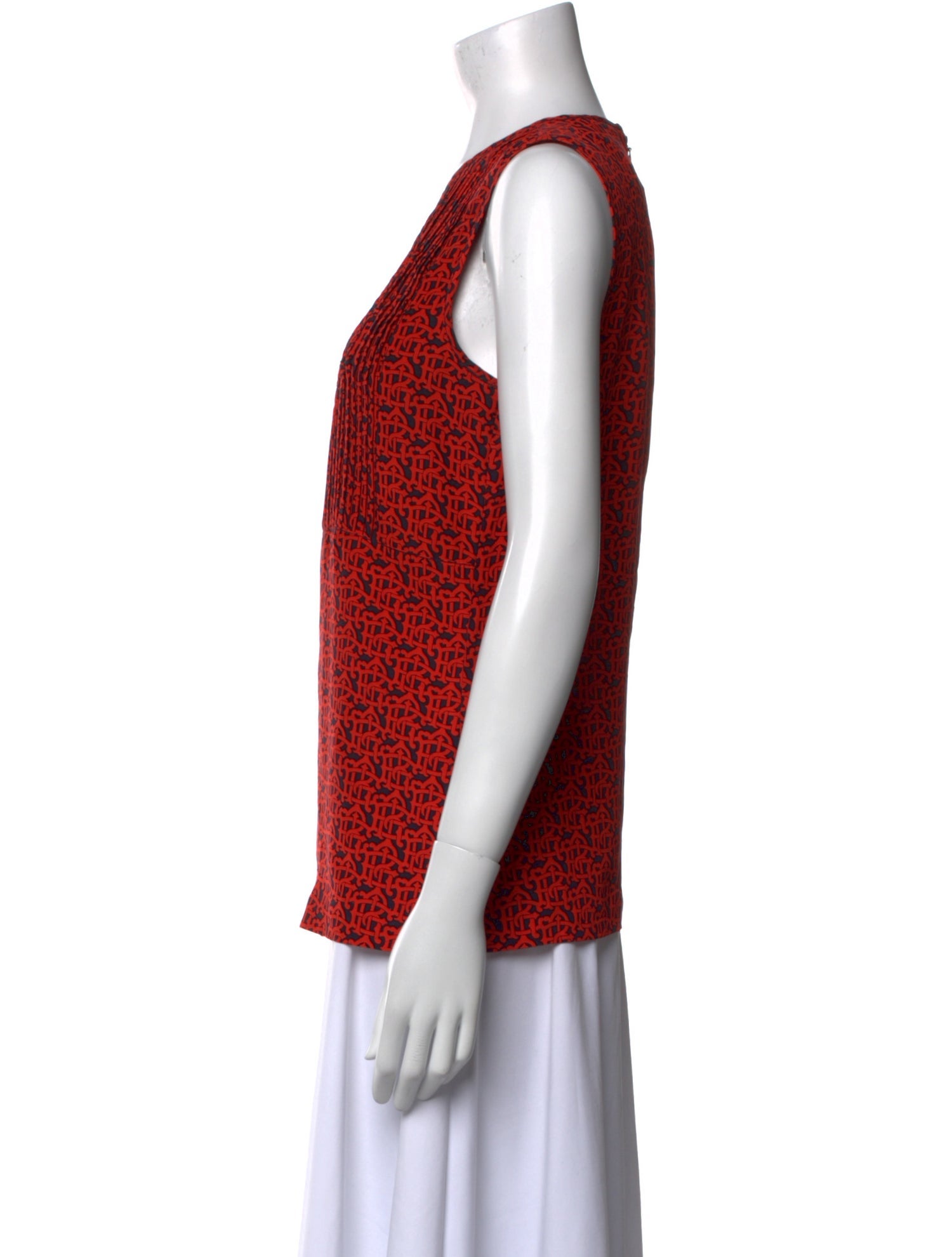 Tory Burch Silk Printed Top