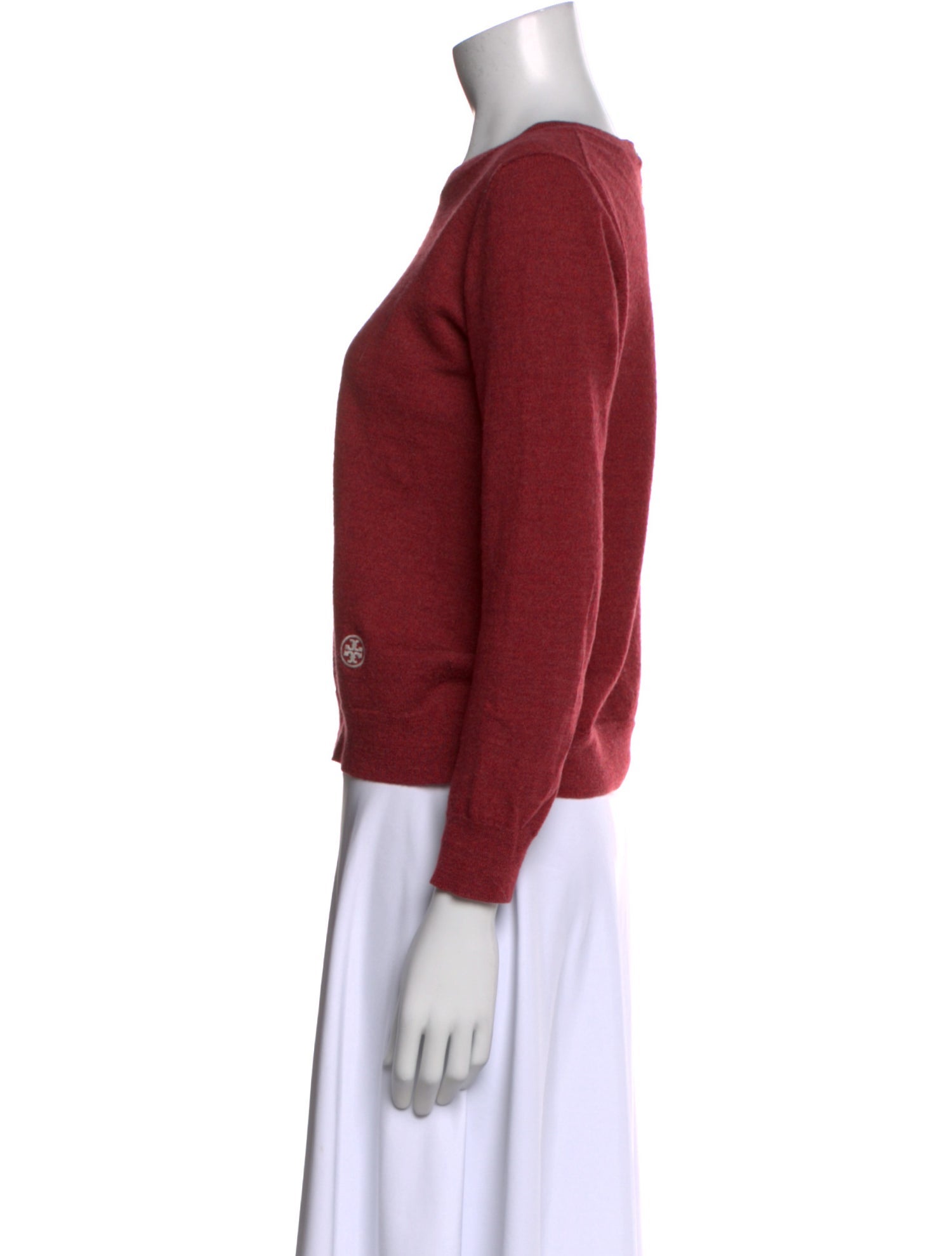 Tory Burch Merino Wool Crew Neck Sweatshirt