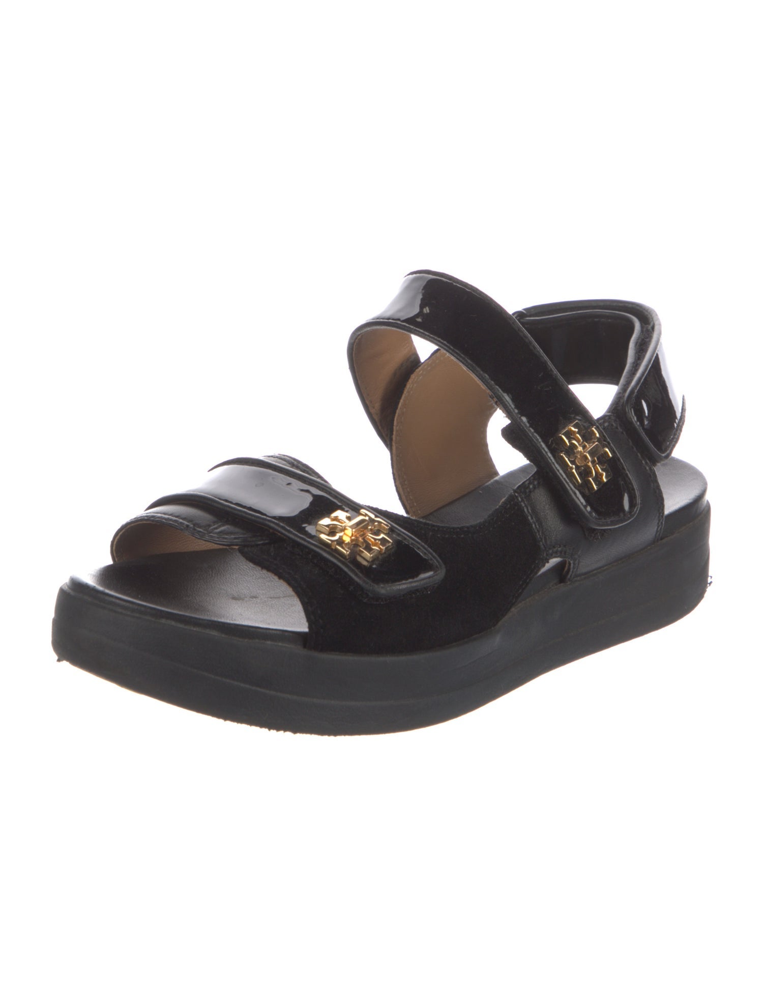 Tory Burch Patent Leather Slingback Sandals