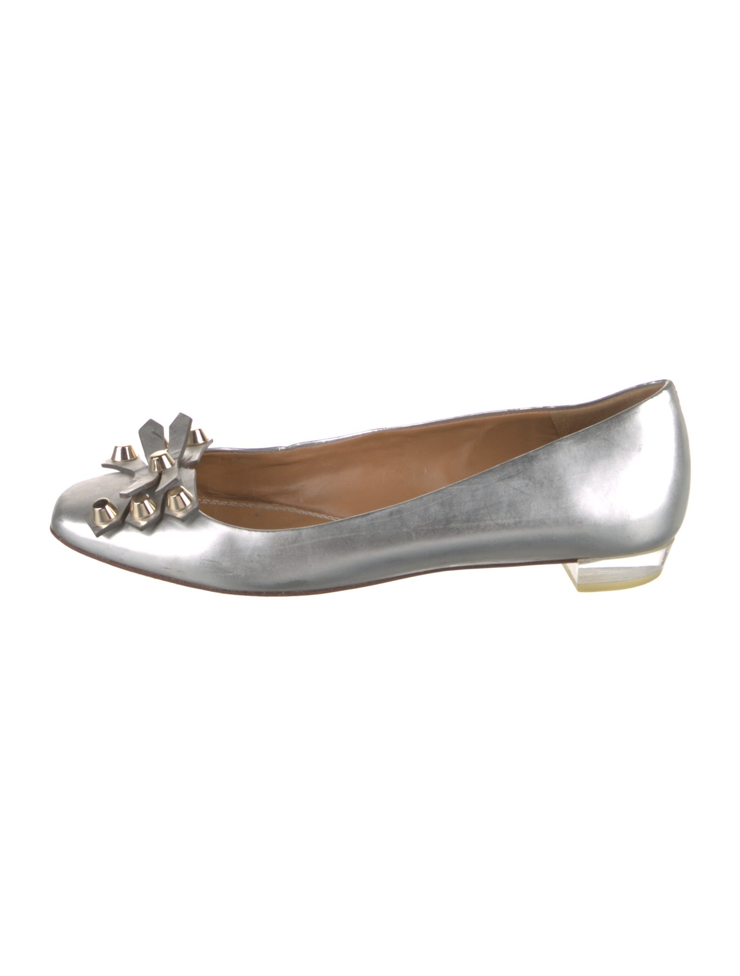 Tory Burch Leather Studded Accents Flats