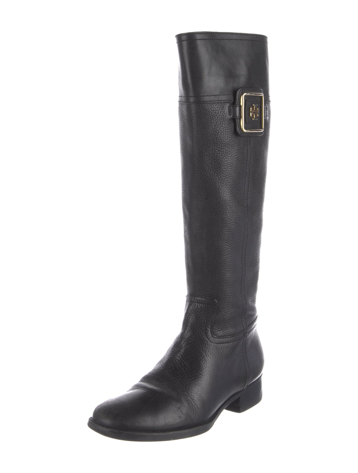 Tory Burch Leather Riding Boots
