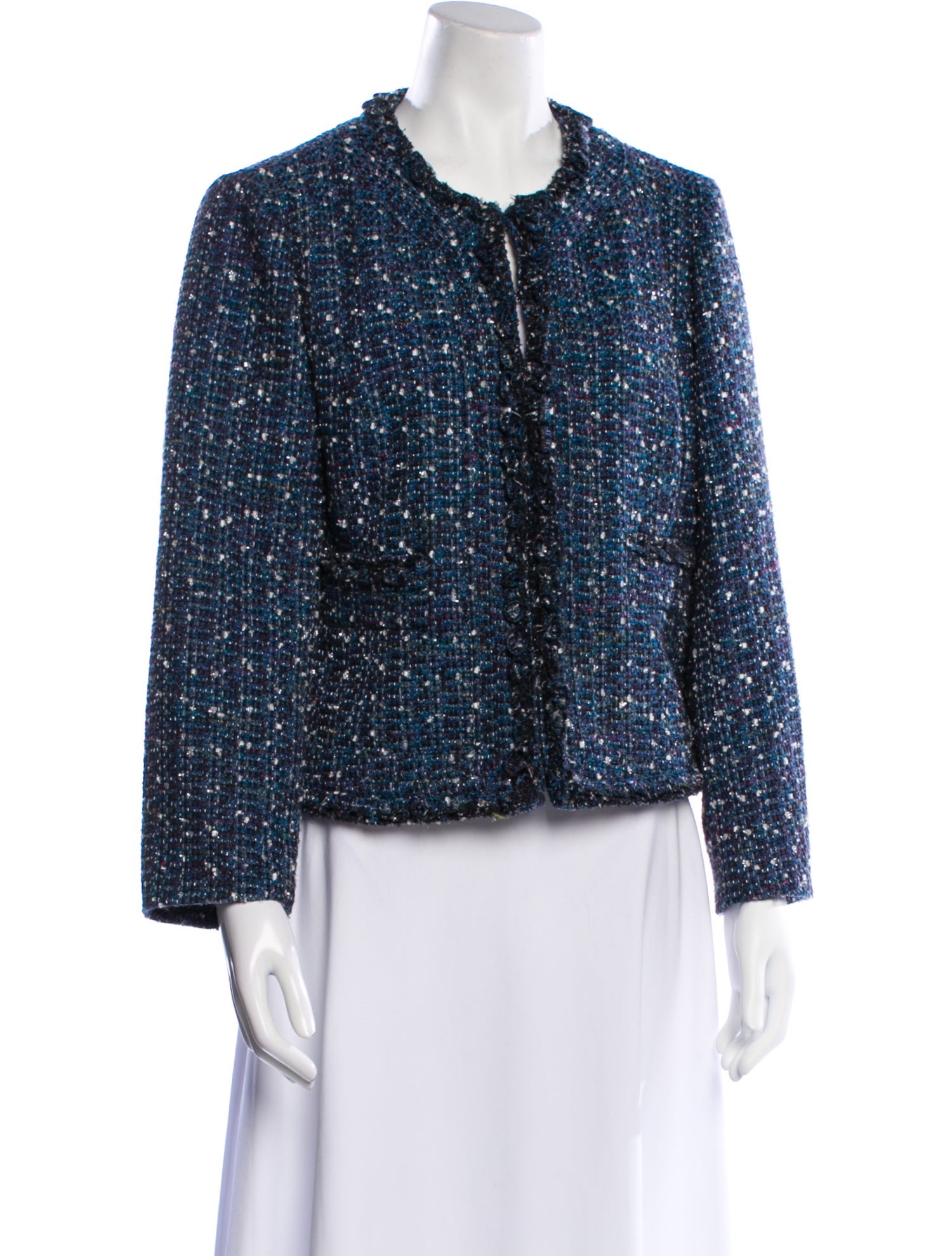Tory Burch Tweed Pattern Evening Jacket
