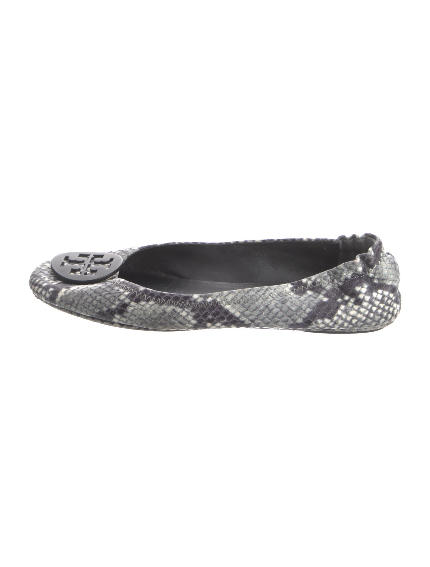 Tory Burch Snakeskin Animal Print Flats