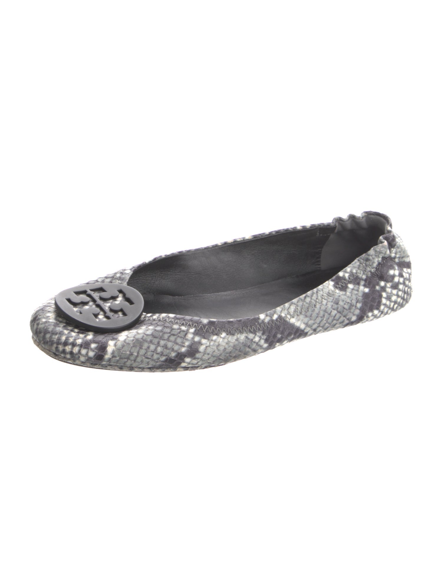 Tory Burch Snakeskin Animal Print Flats