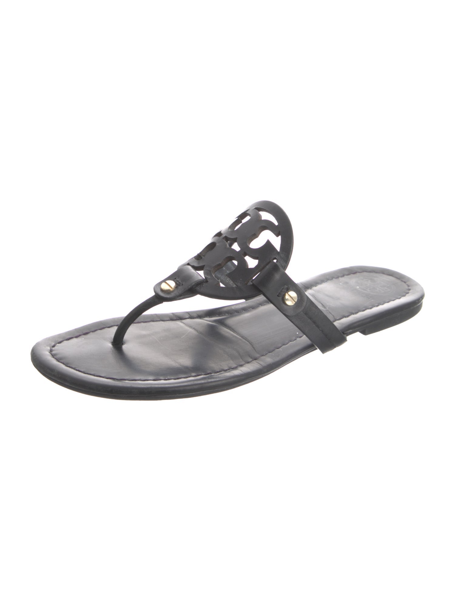 Tory Burch Leather Slides