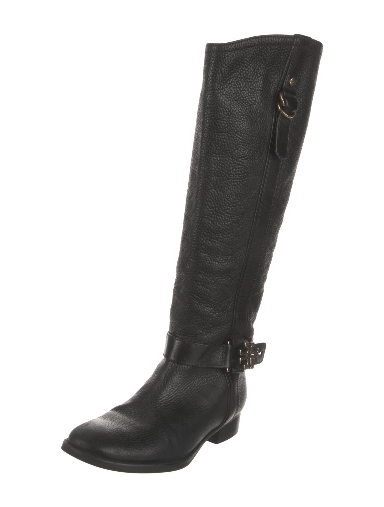 Tory Burch Leather Riding Boots
