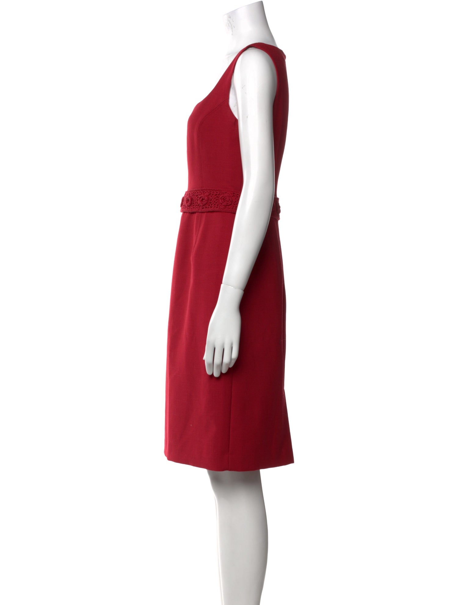 Tory Burch Square Neckline Knee-Length Dress
