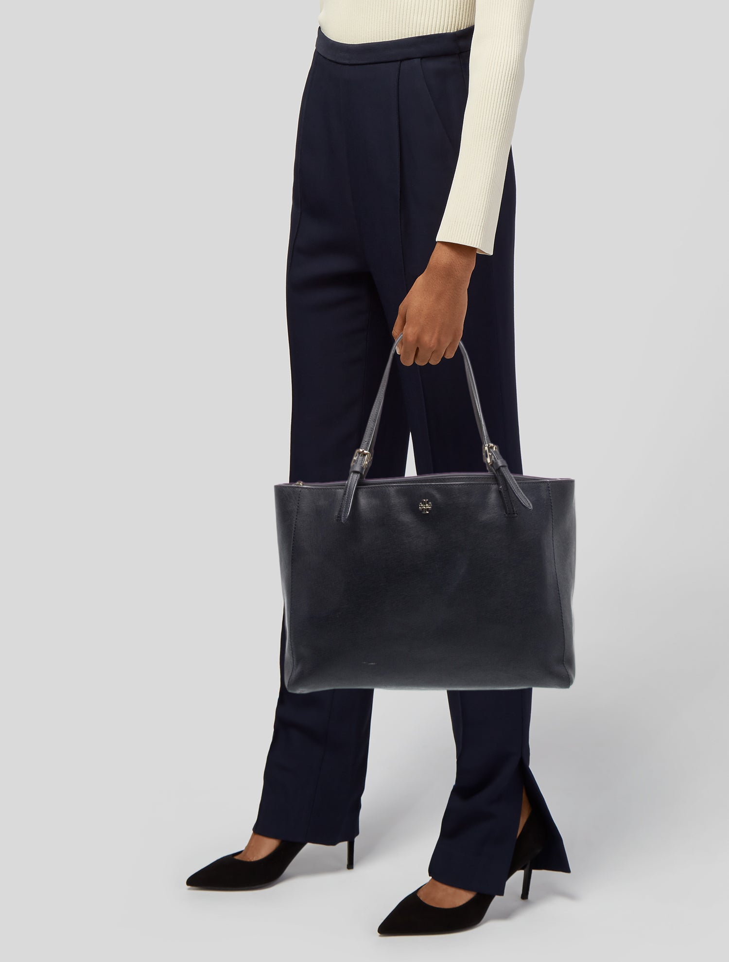 Tory Burch Saffiano Leather Tote