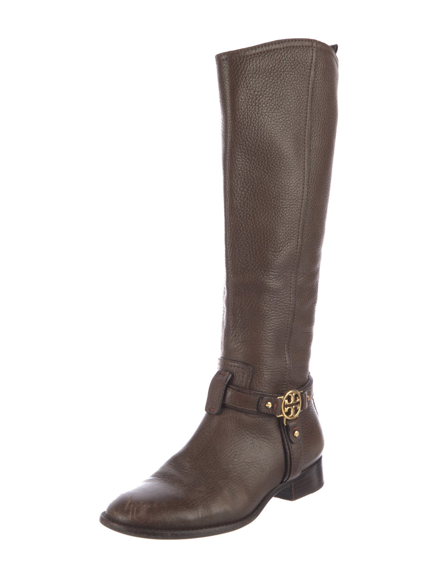 Tory Burch Leather Riding Boots