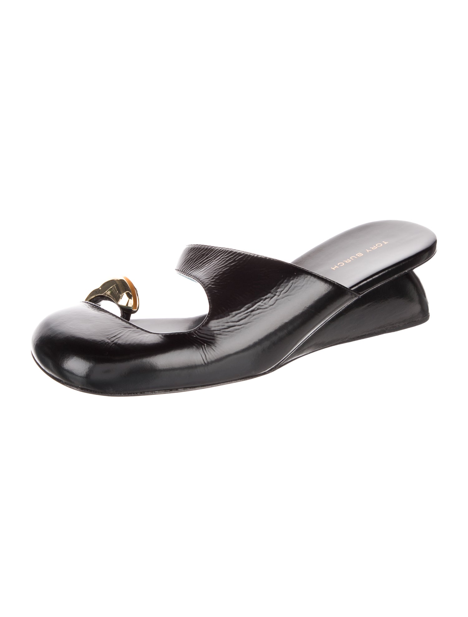 Tory Burch Leather Slides